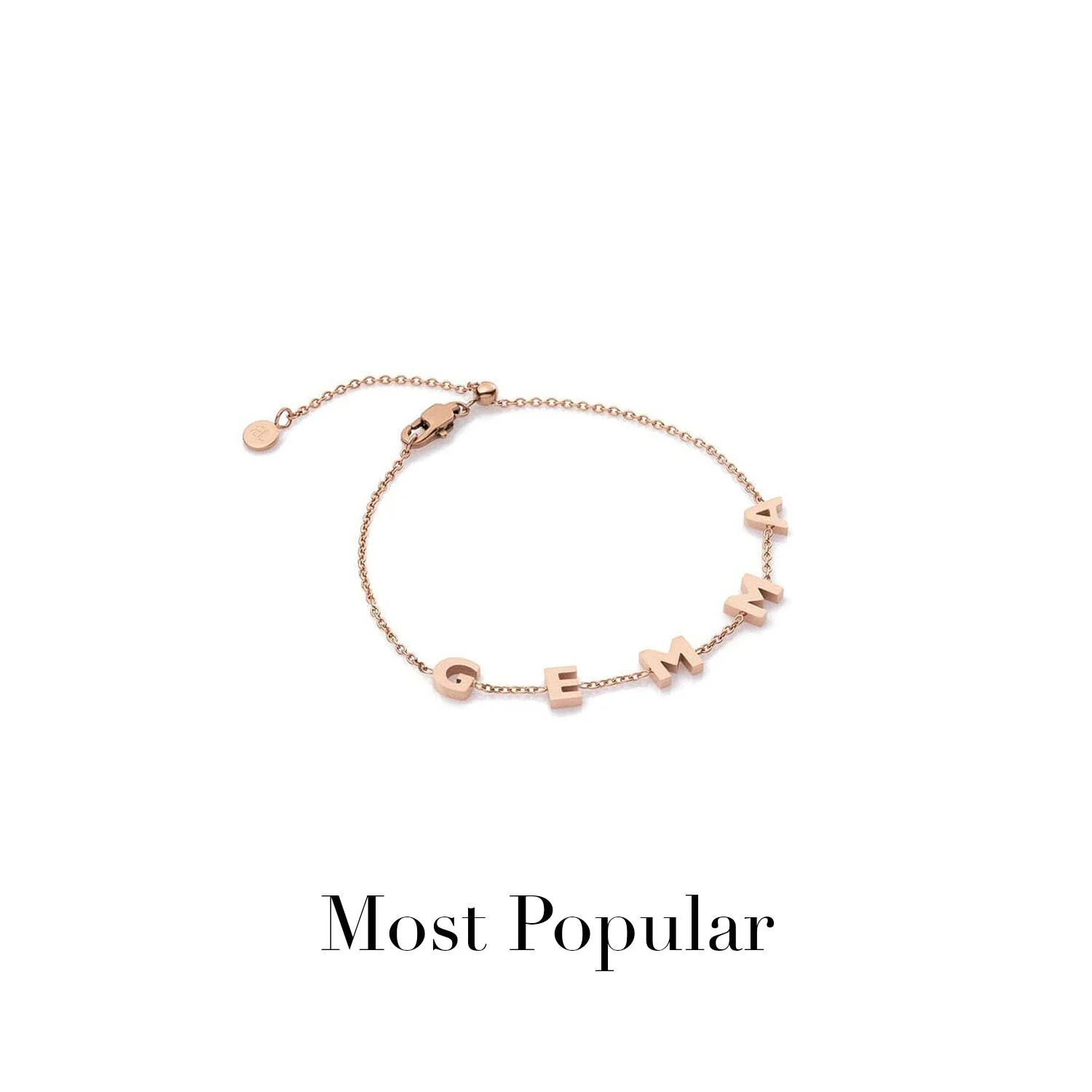 Made Mine Name Bracelet (Rose Gold) - Image 11