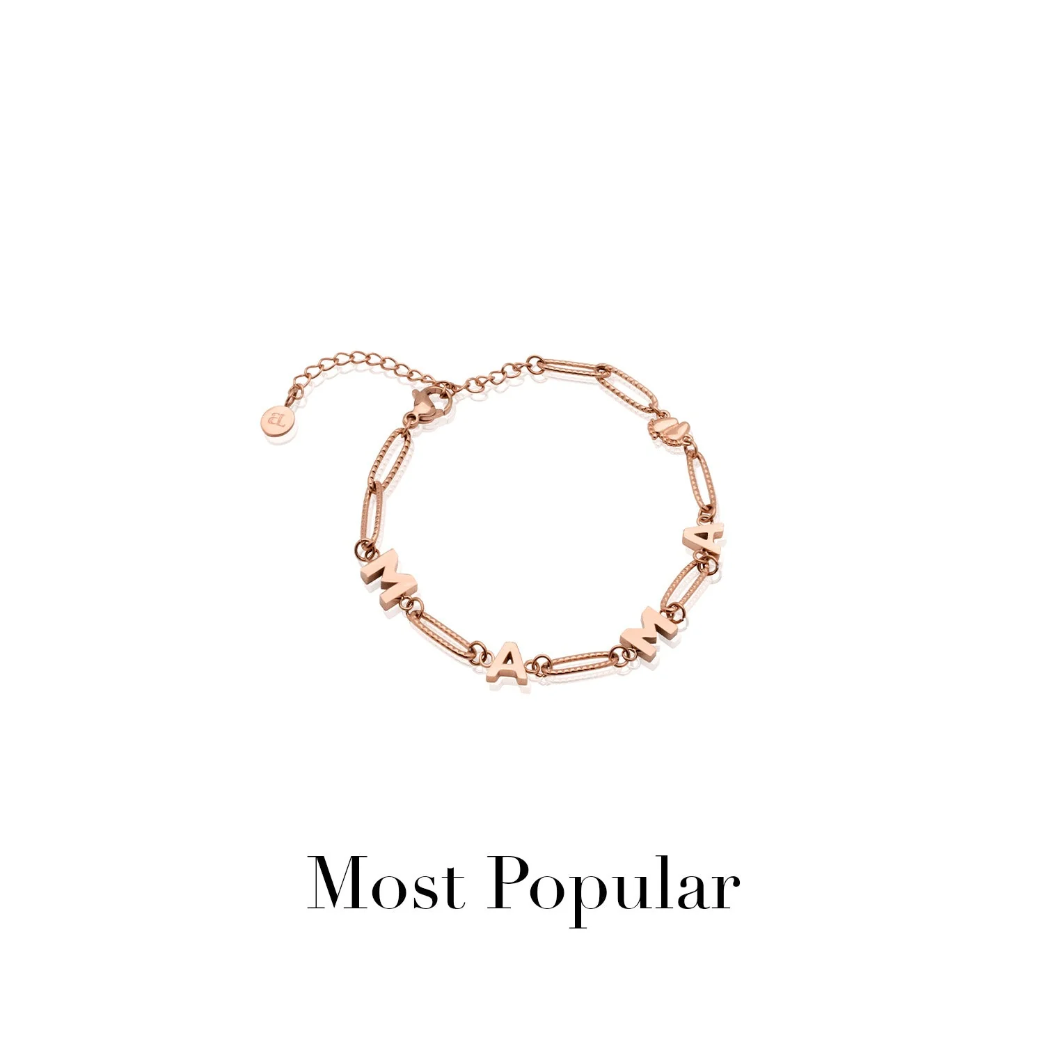 Made Mine Name Bracelet (Rose Gold) - Image 12