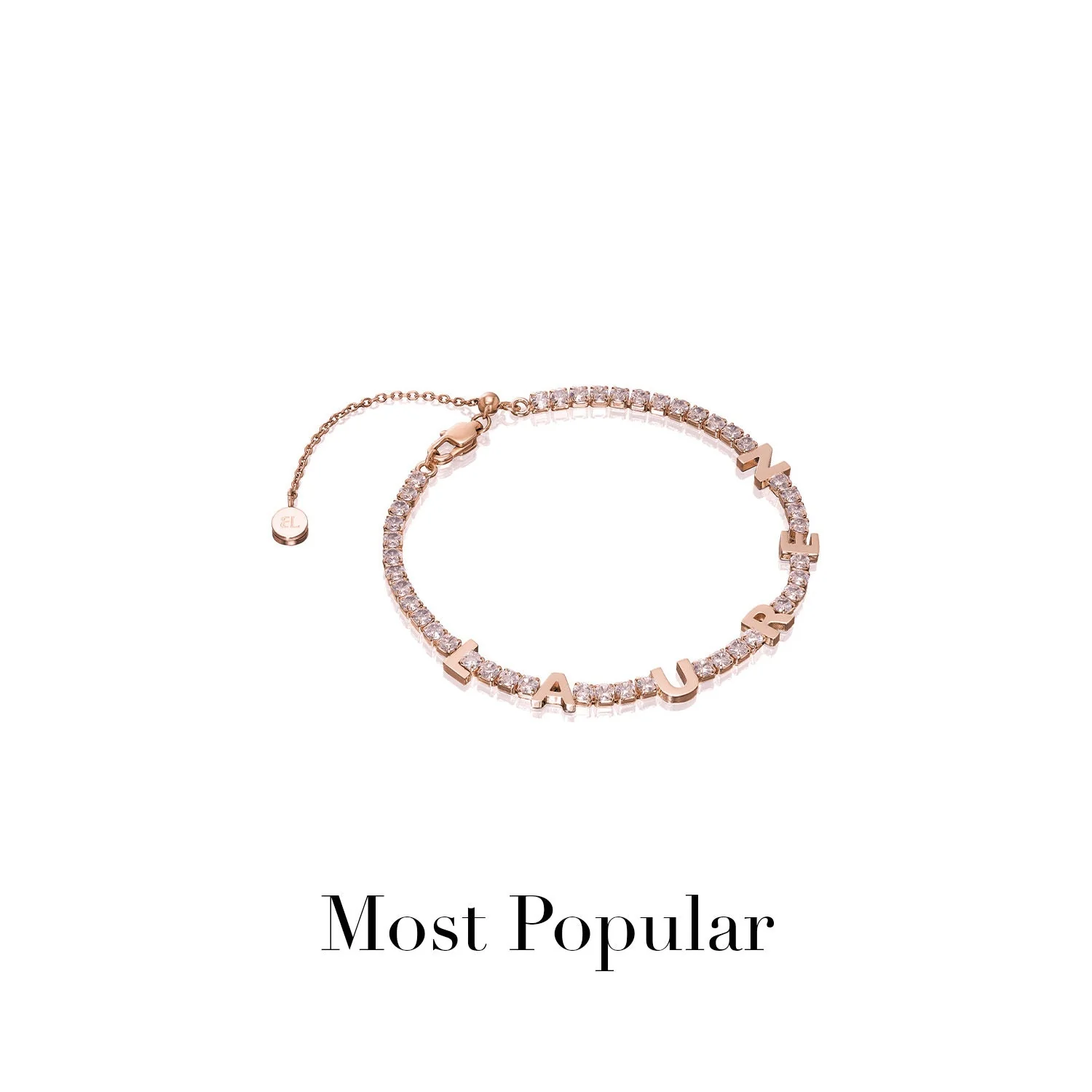 Made Mine Name Bracelet (Rose Gold) - Image 13