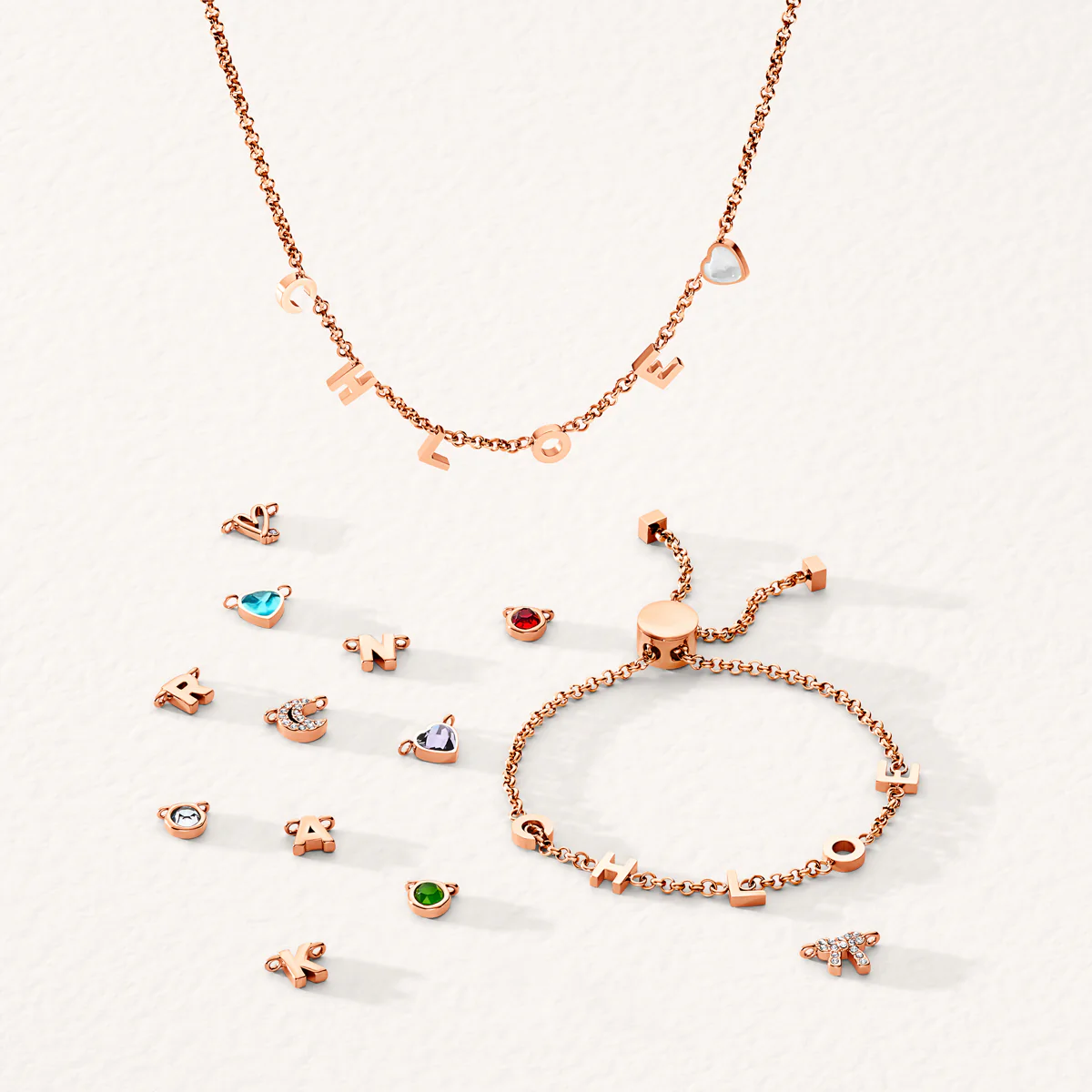 Made Mine Name Bracelet (Rose Gold) - Image 3