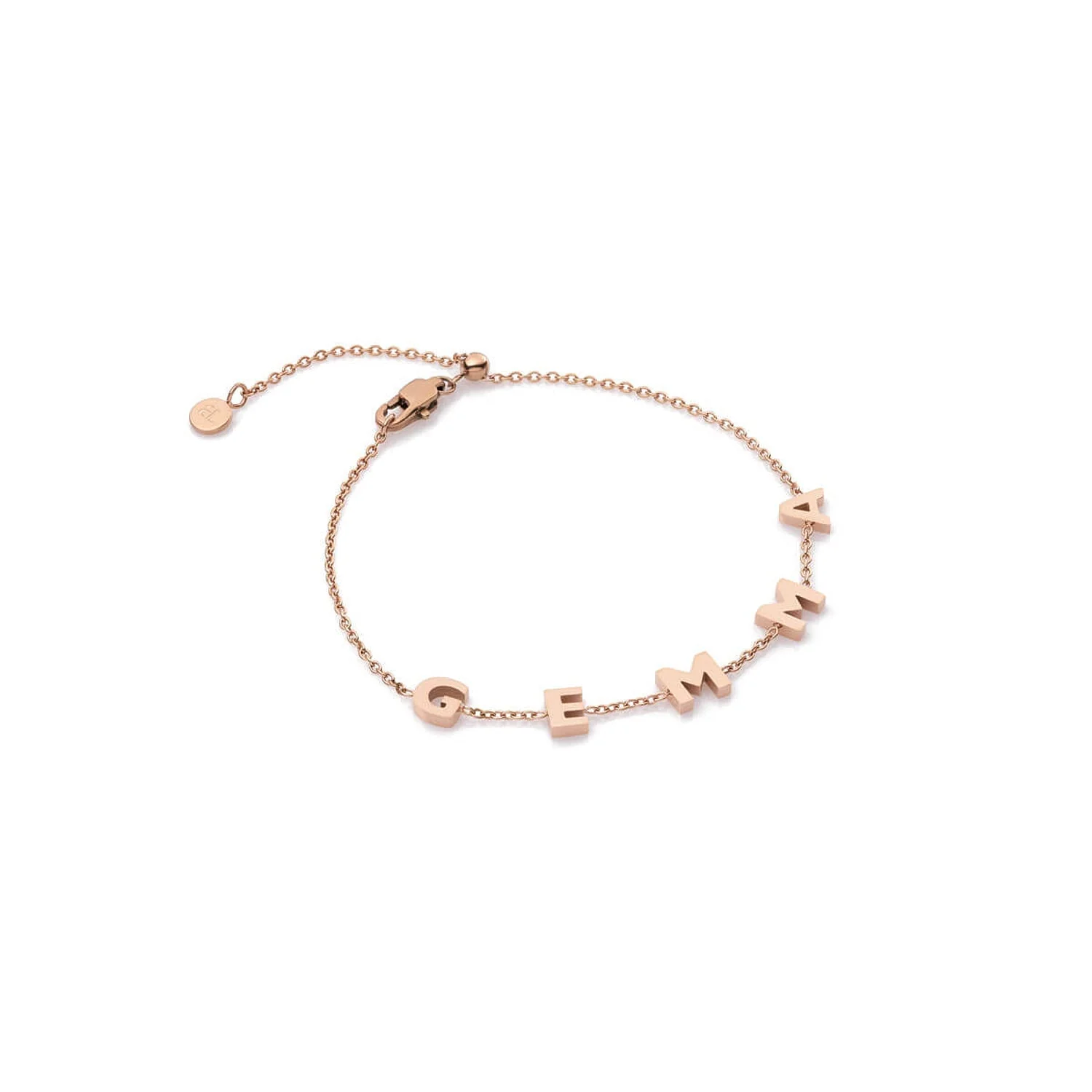 Made Mine Name Bracelet (Rose Gold) - Image 7