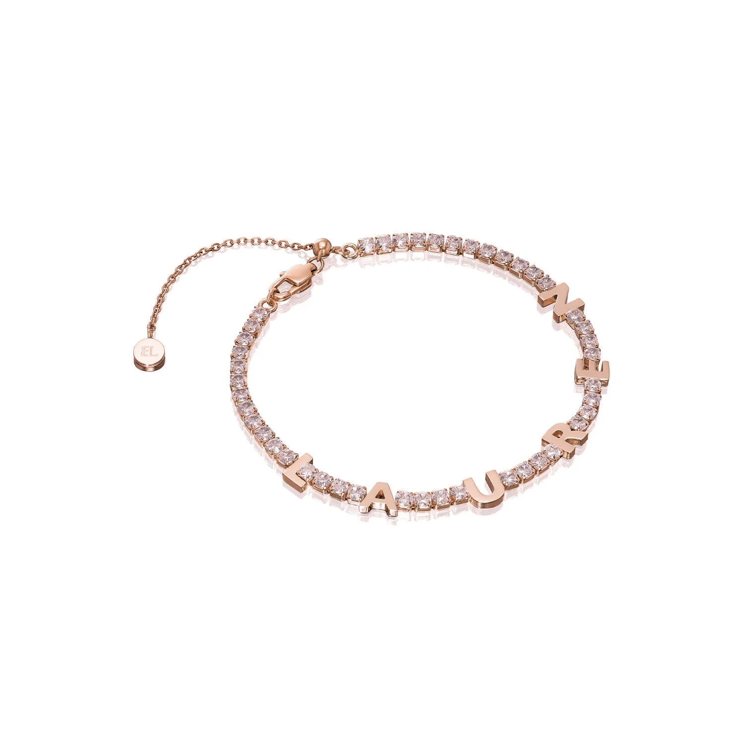 Made Mine Name Bracelet (Rose Gold) - Image 9