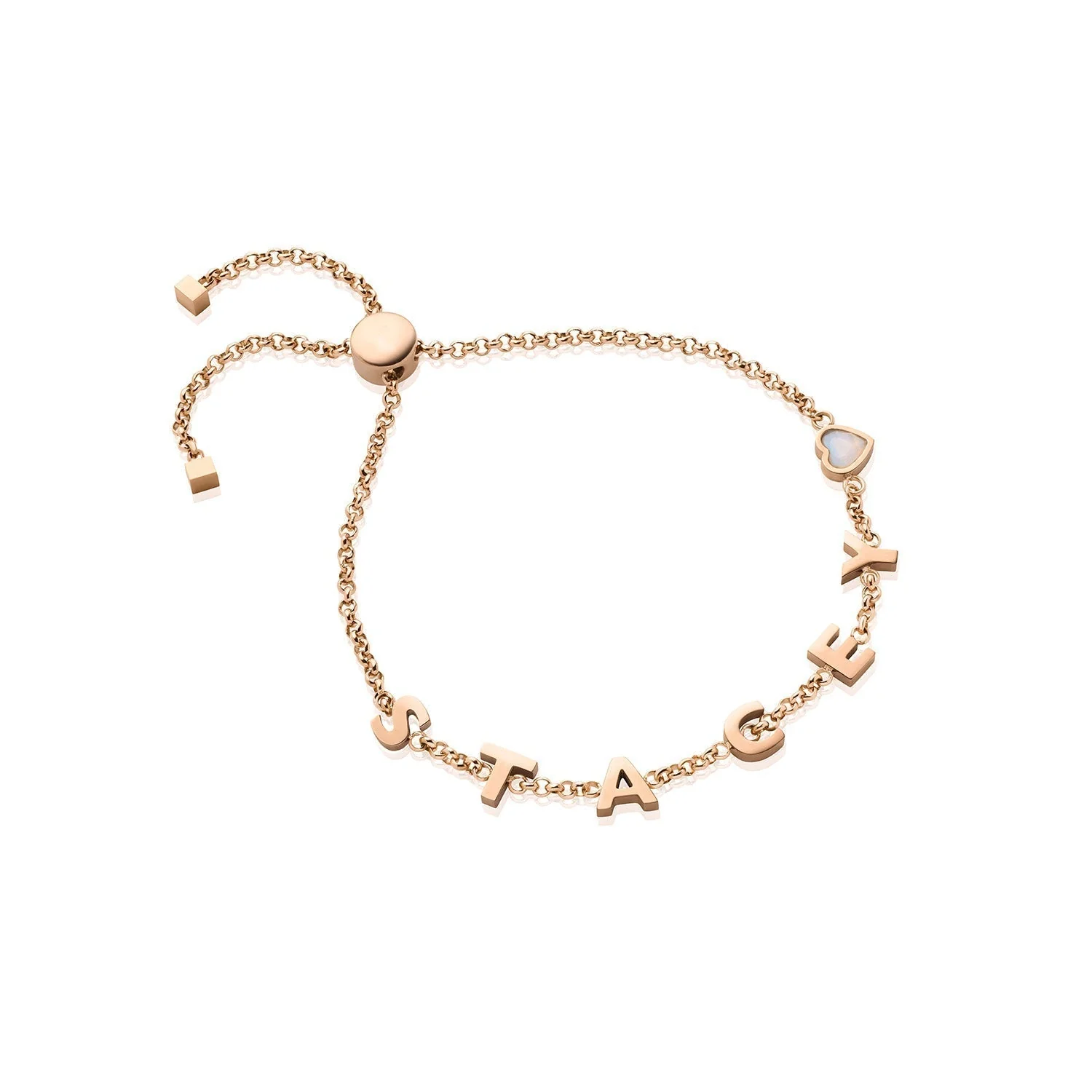 Made Mine Name Bracelet (Rose Gold) - Image 10