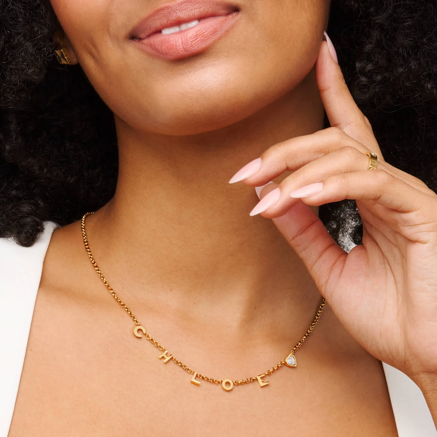 Made Mine Name Necklace (Gold) - Image 2
