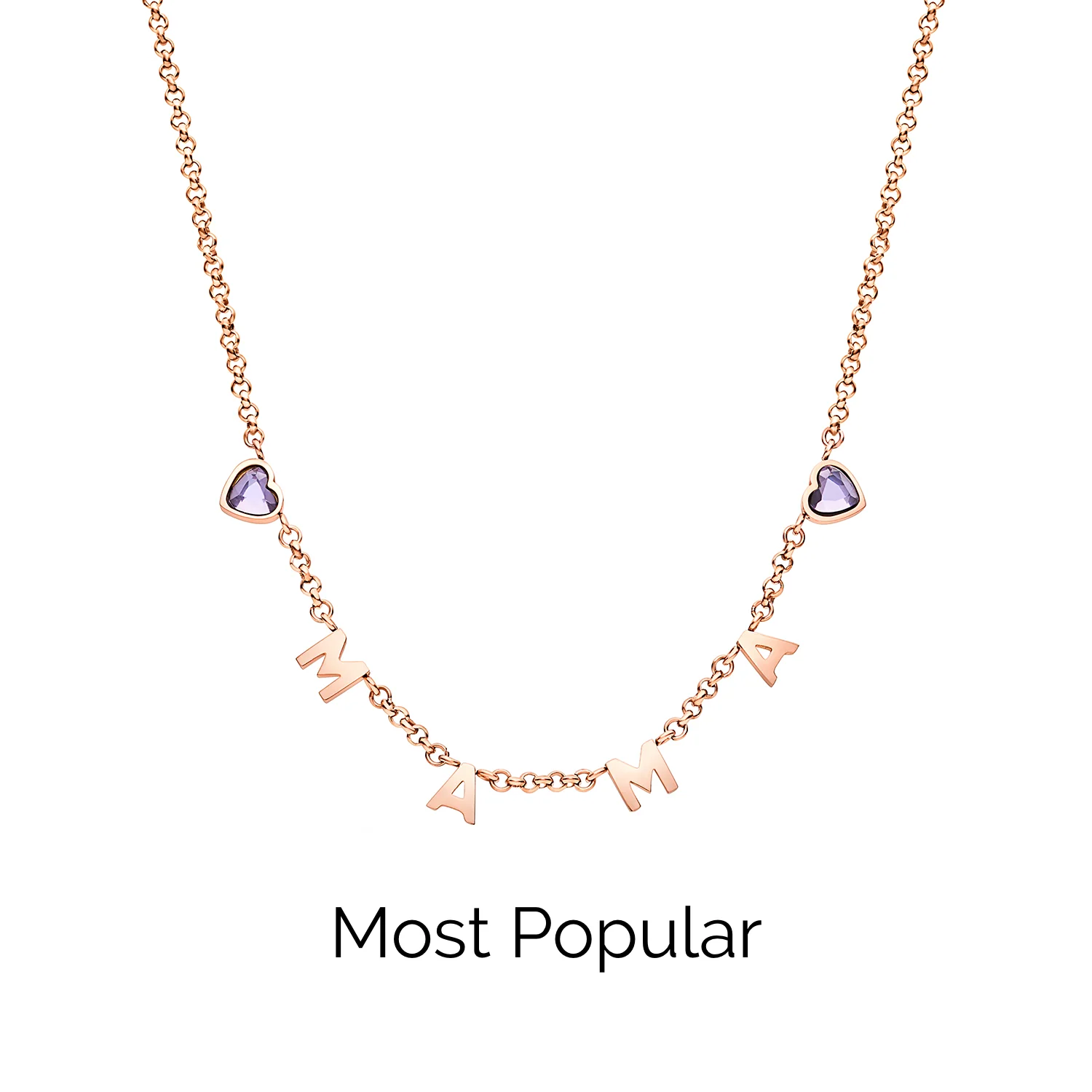 Made Mine Name Necklace (Rose Gold) - Image 12