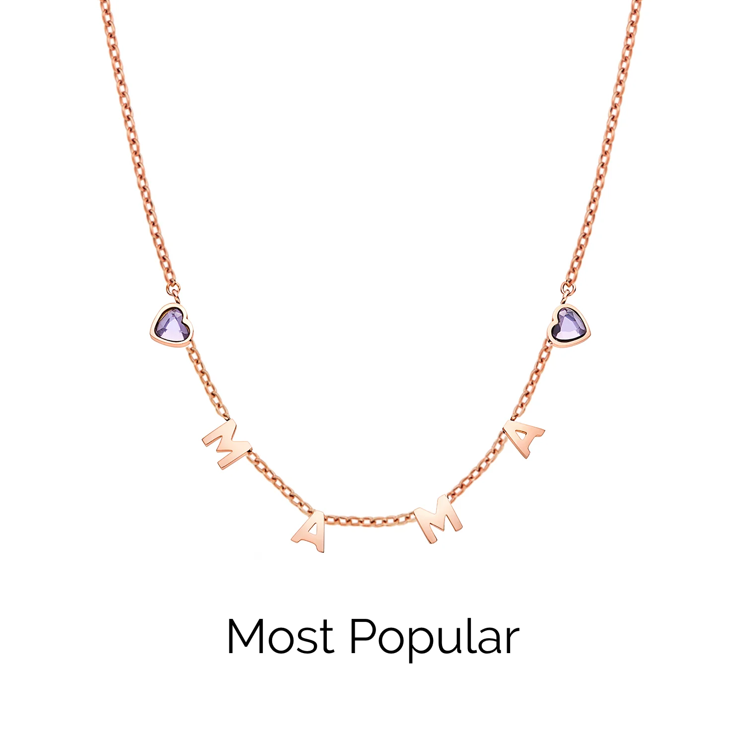 Made Mine Name Necklace (Rose Gold) - Image 15