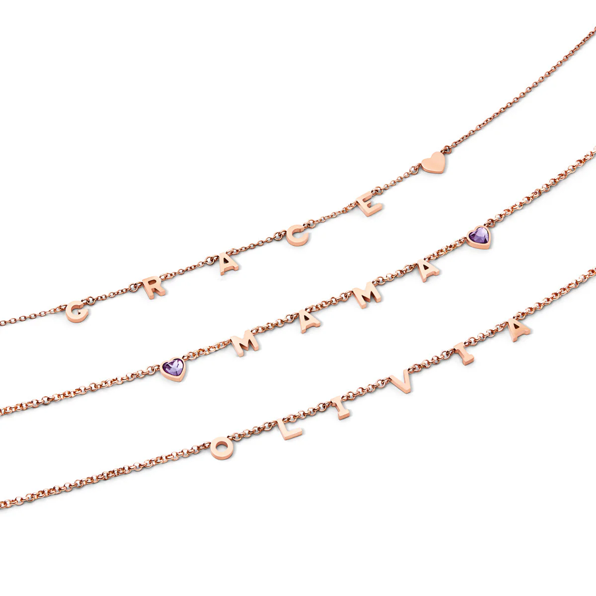 Made Mine Name Necklace (Rose Gold) - Image 4