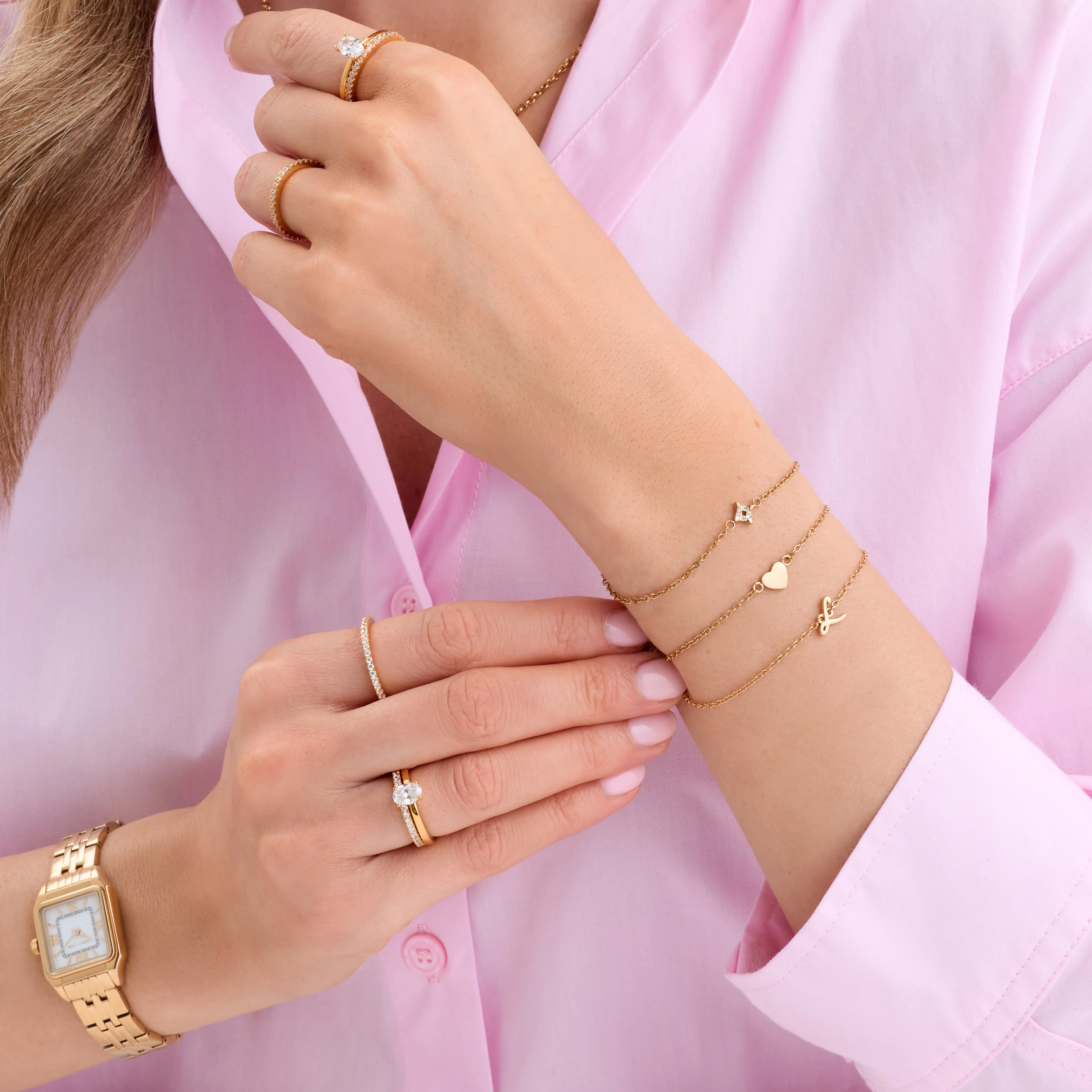 Made Mine Single Charm Bracelet (Gold) - Image 4