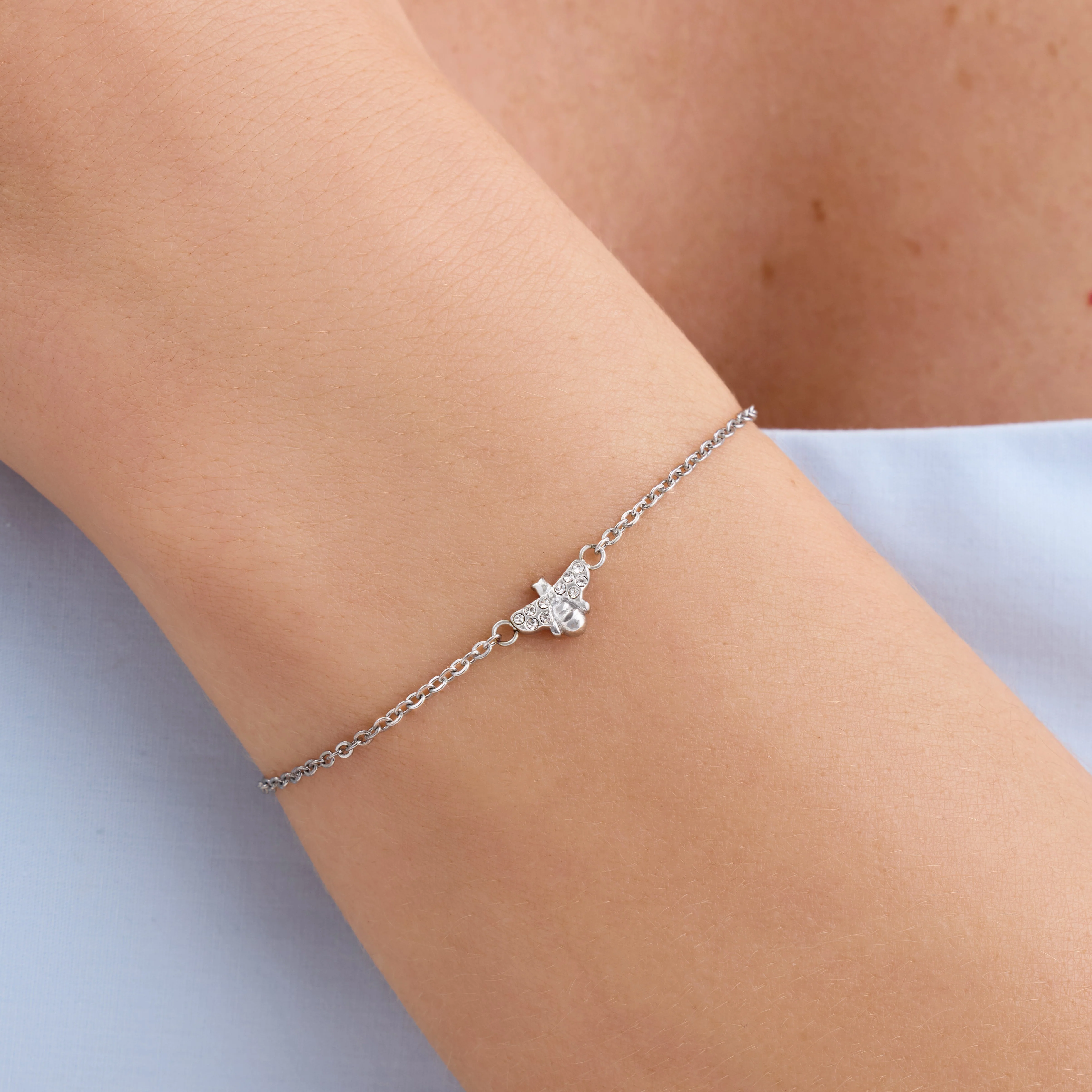Made Mine Single Charm Bracelet (Silver) - Image 2