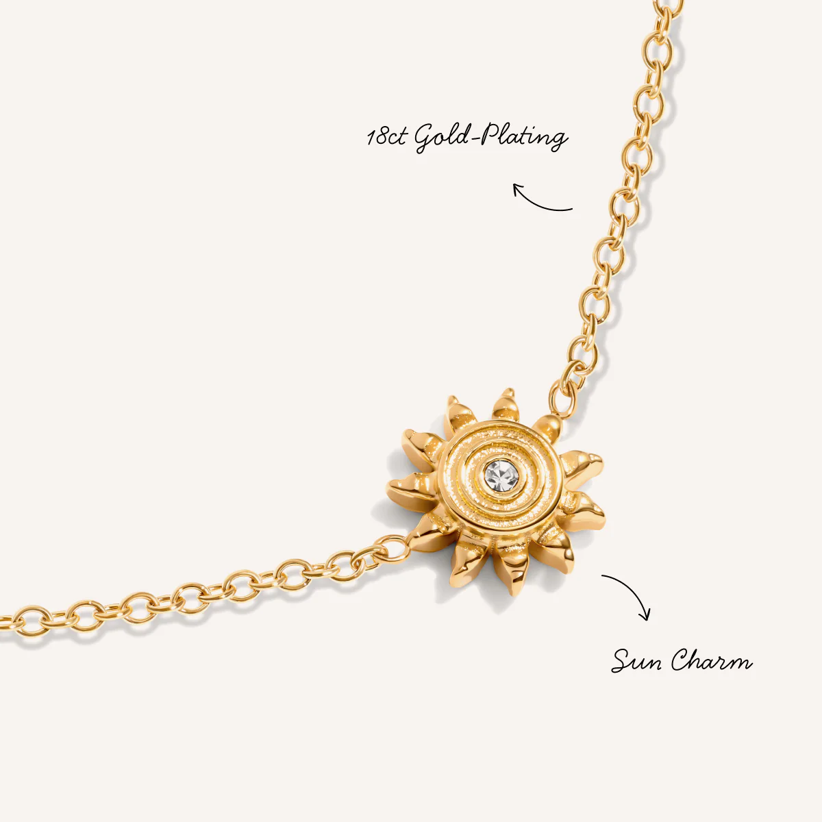 Made Mine Sun Bracelet (Gold) - Image 3