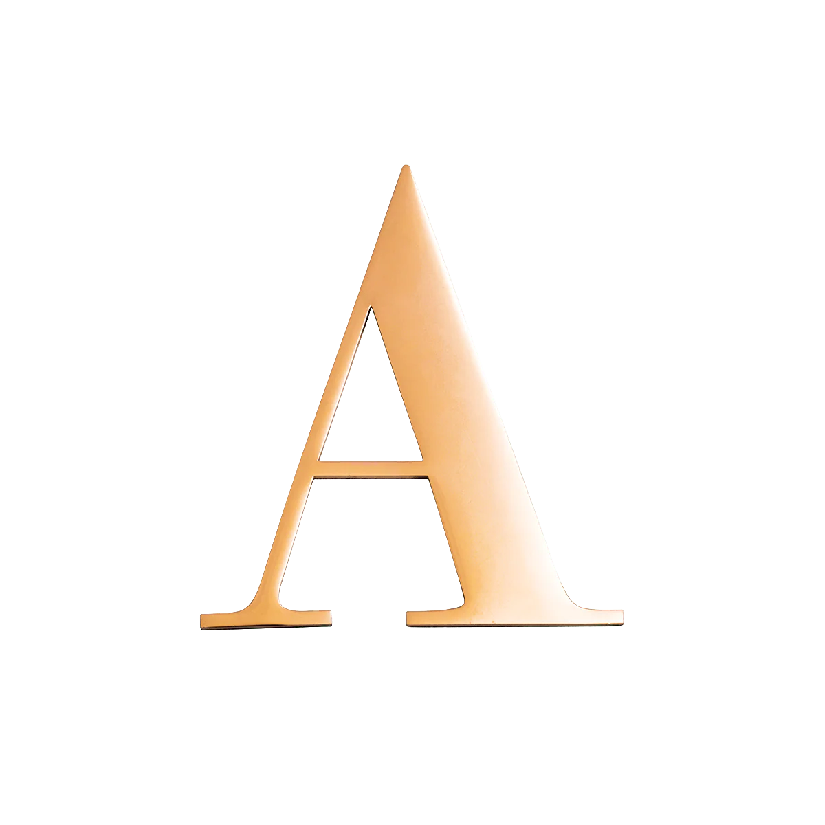 Metal Letter Pins (Gold)