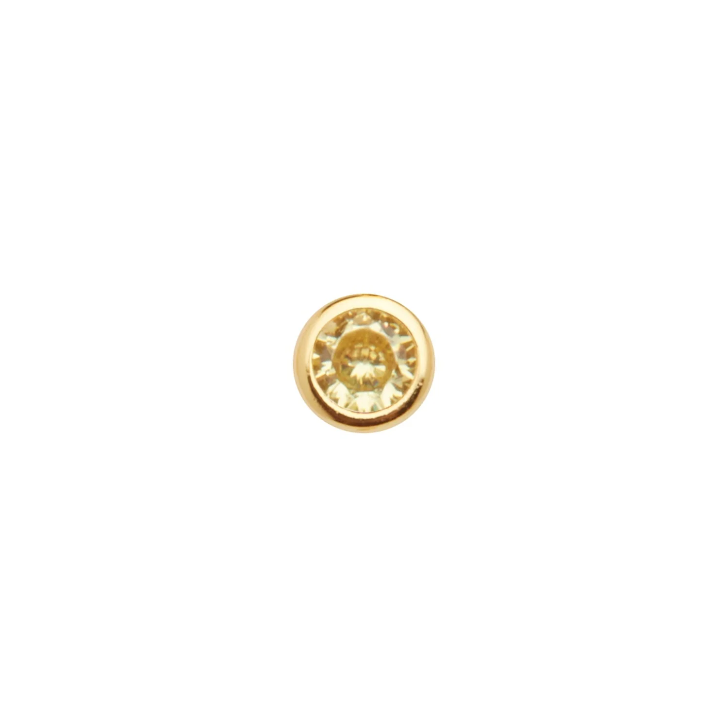 Mini Birthstone Necklace (Gold) - Image 3