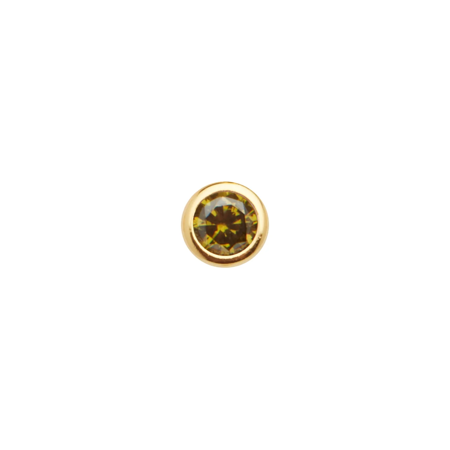 Mini Birthstone Necklace (Gold) - Image 6