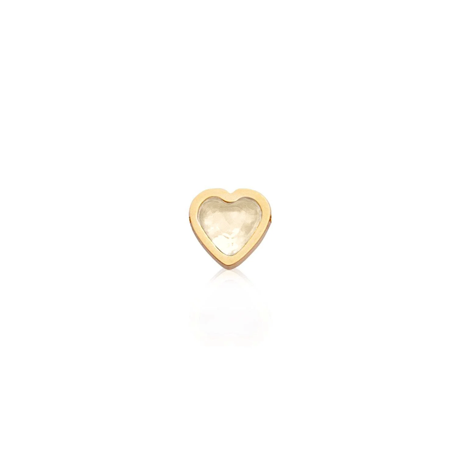 Mini Heart Birthstone Bracelet (Gold) - Image 10