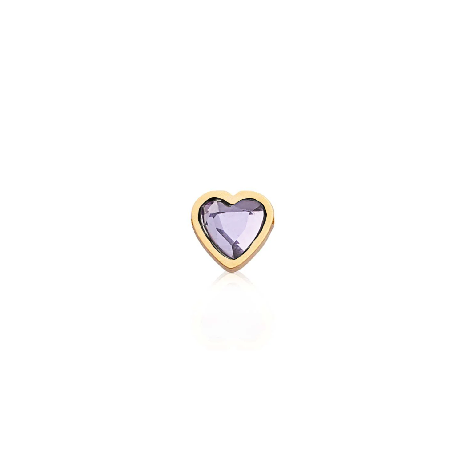 Mini Heart Birthstone Bracelet (Gold) - Image 21