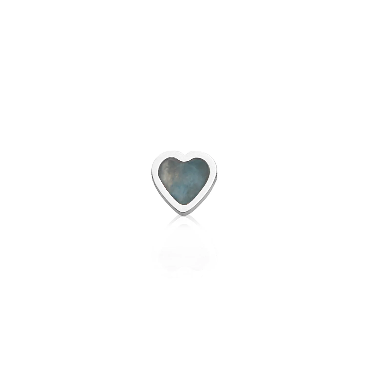 Mini Heart Birthstone Bracelet (Silver) - Image 18