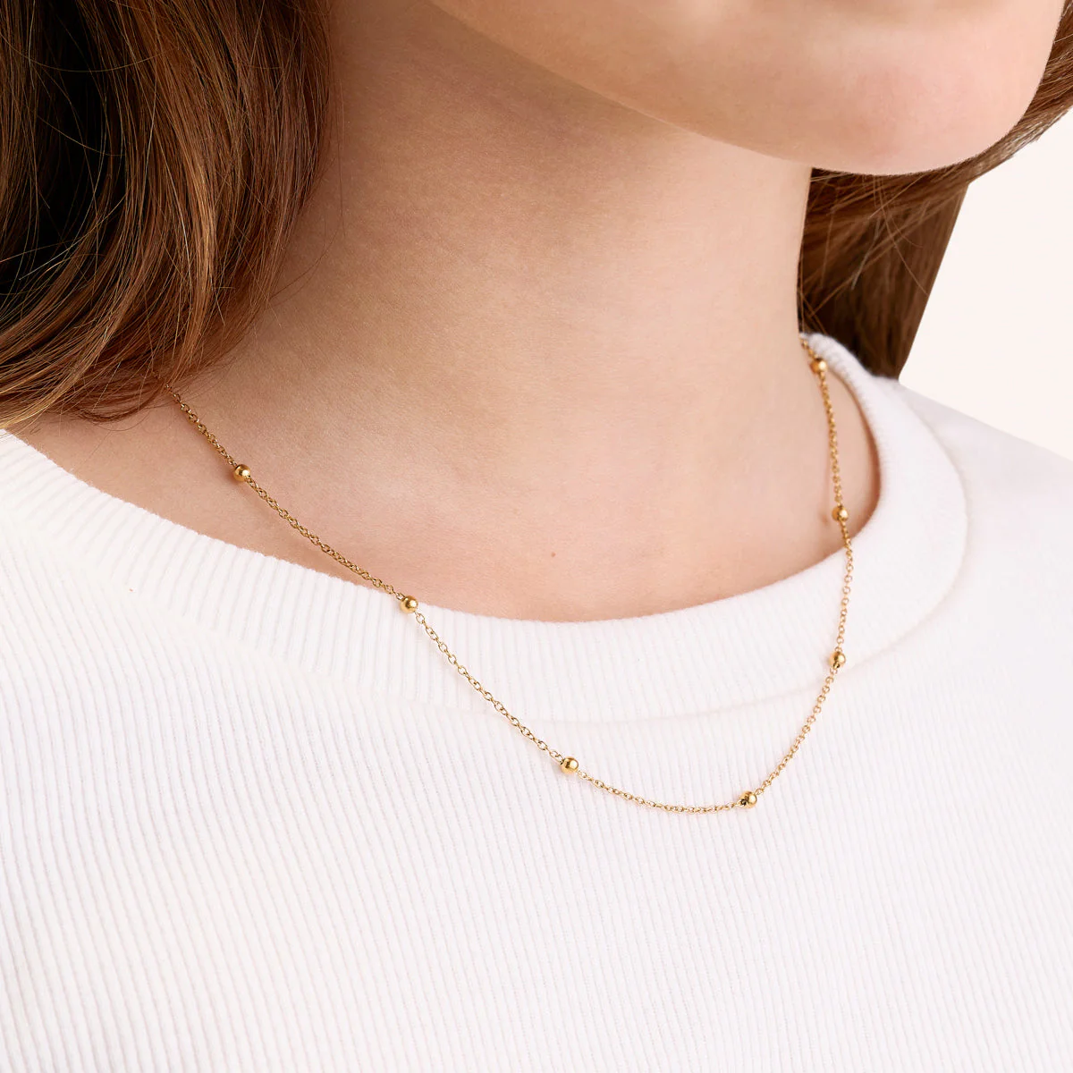 Mini Me Sphere Layering Chain (Gold) - Image 2