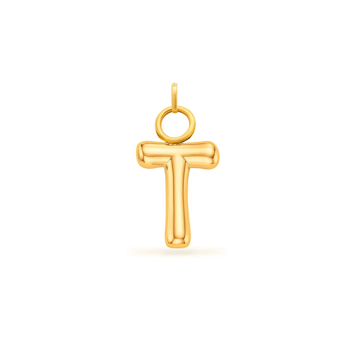 Mini Molten Initial Charm (Gold) - Image 20