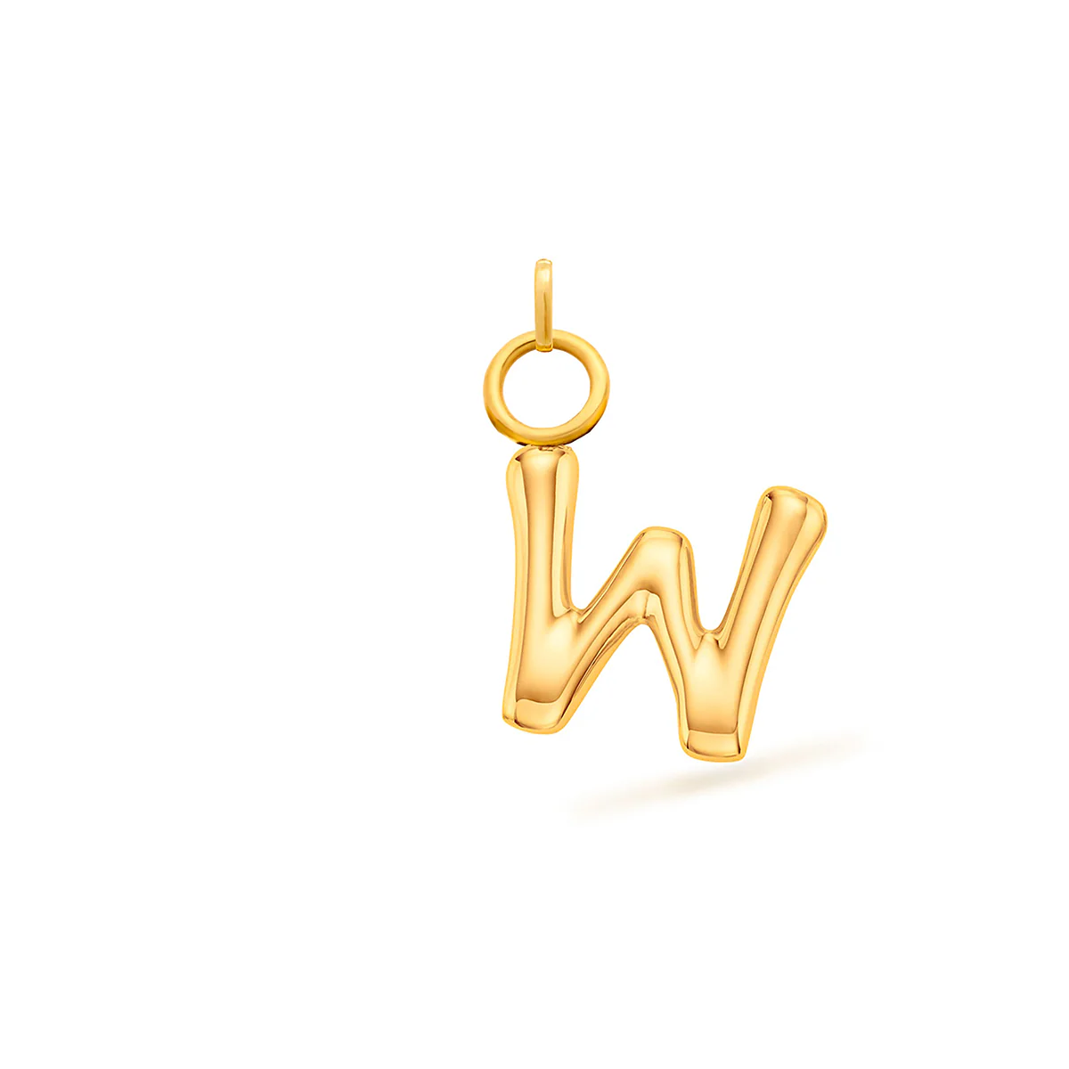 Mini Molten Initial Charm (Gold) - Image 8