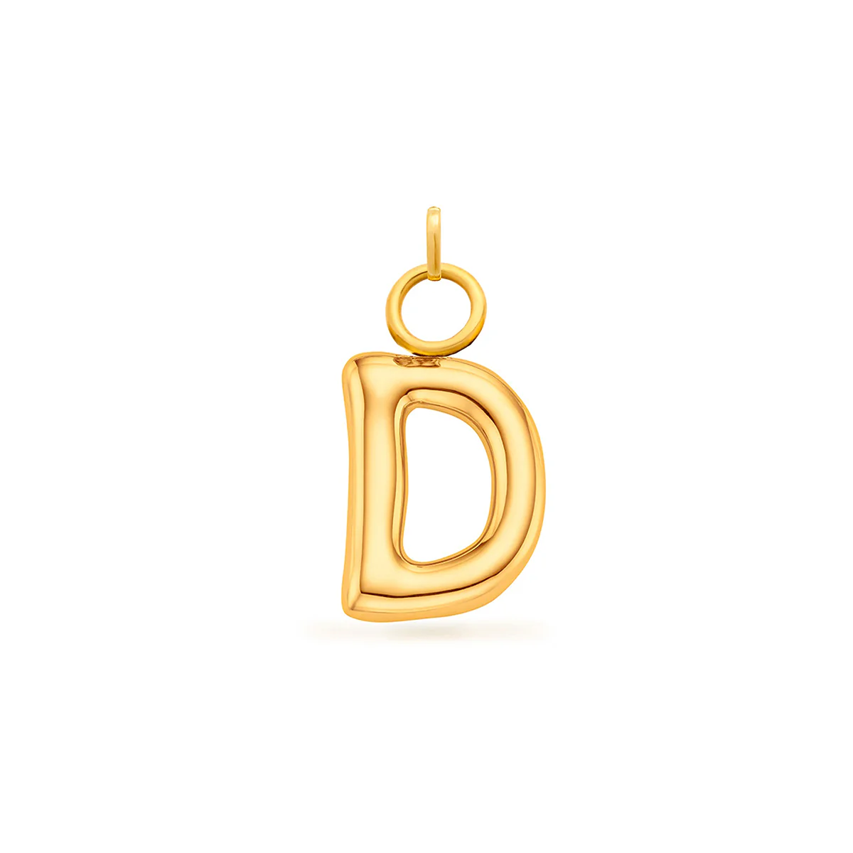 Mini Molten Initial Charm (Gold) - Image 12