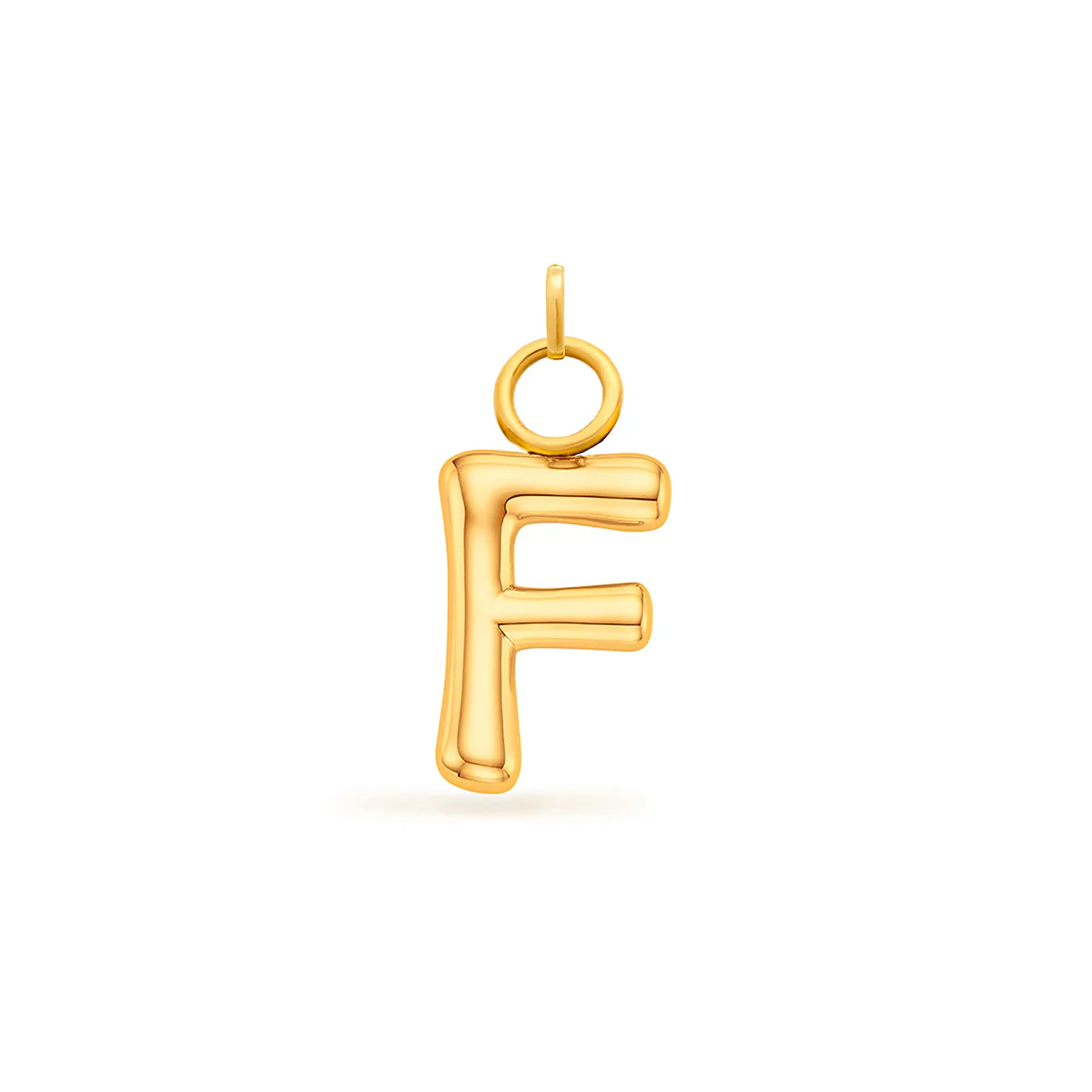 Mini Molten Initial Charm (Gold) - Image 23