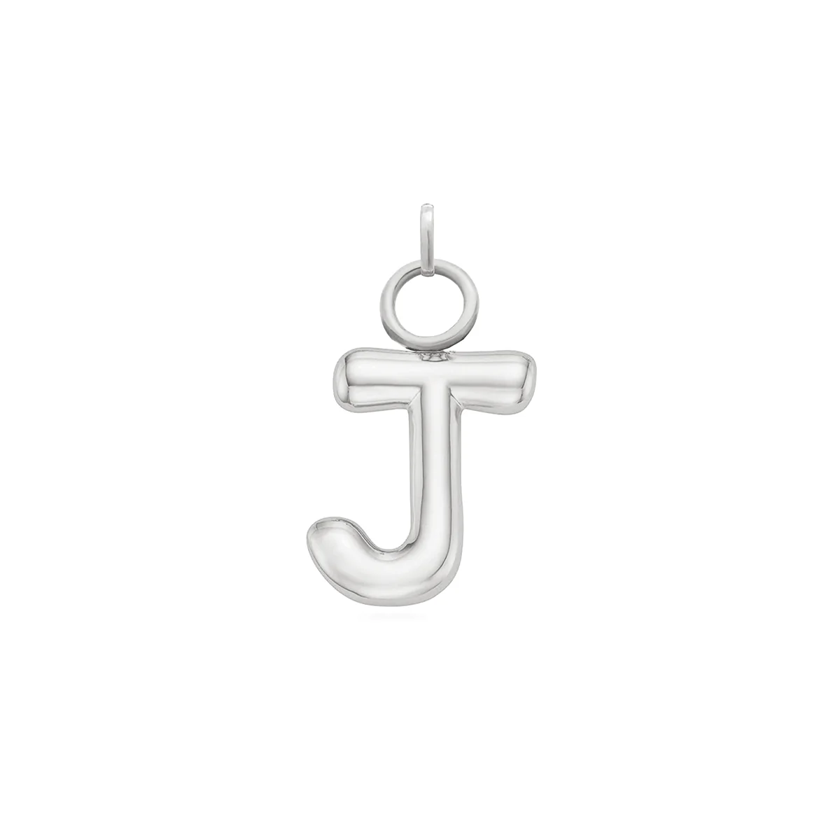 Mini Molten Initial Charm (Silver) - Image 21
