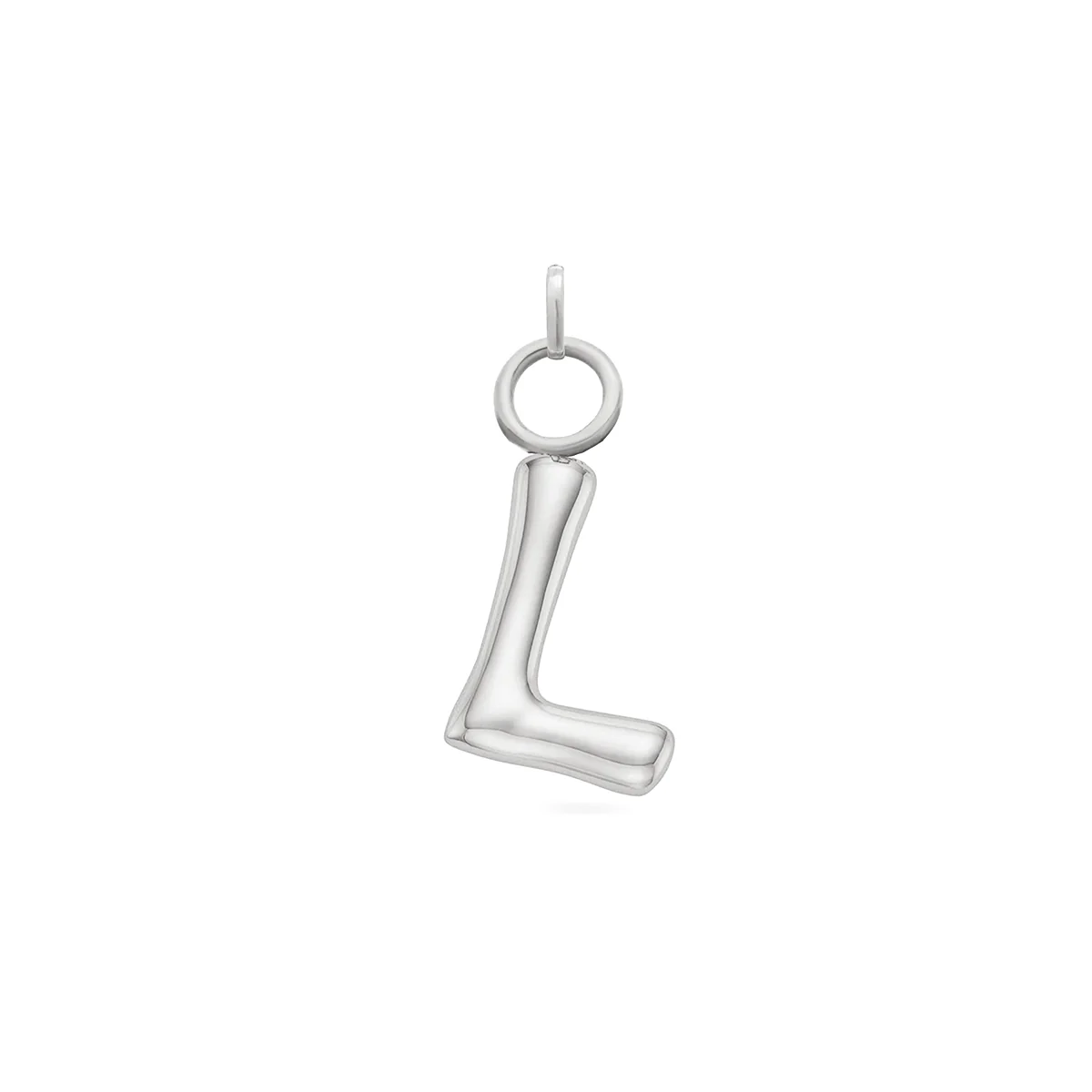 Mini Molten Initial Charm (Silver) - Image 27