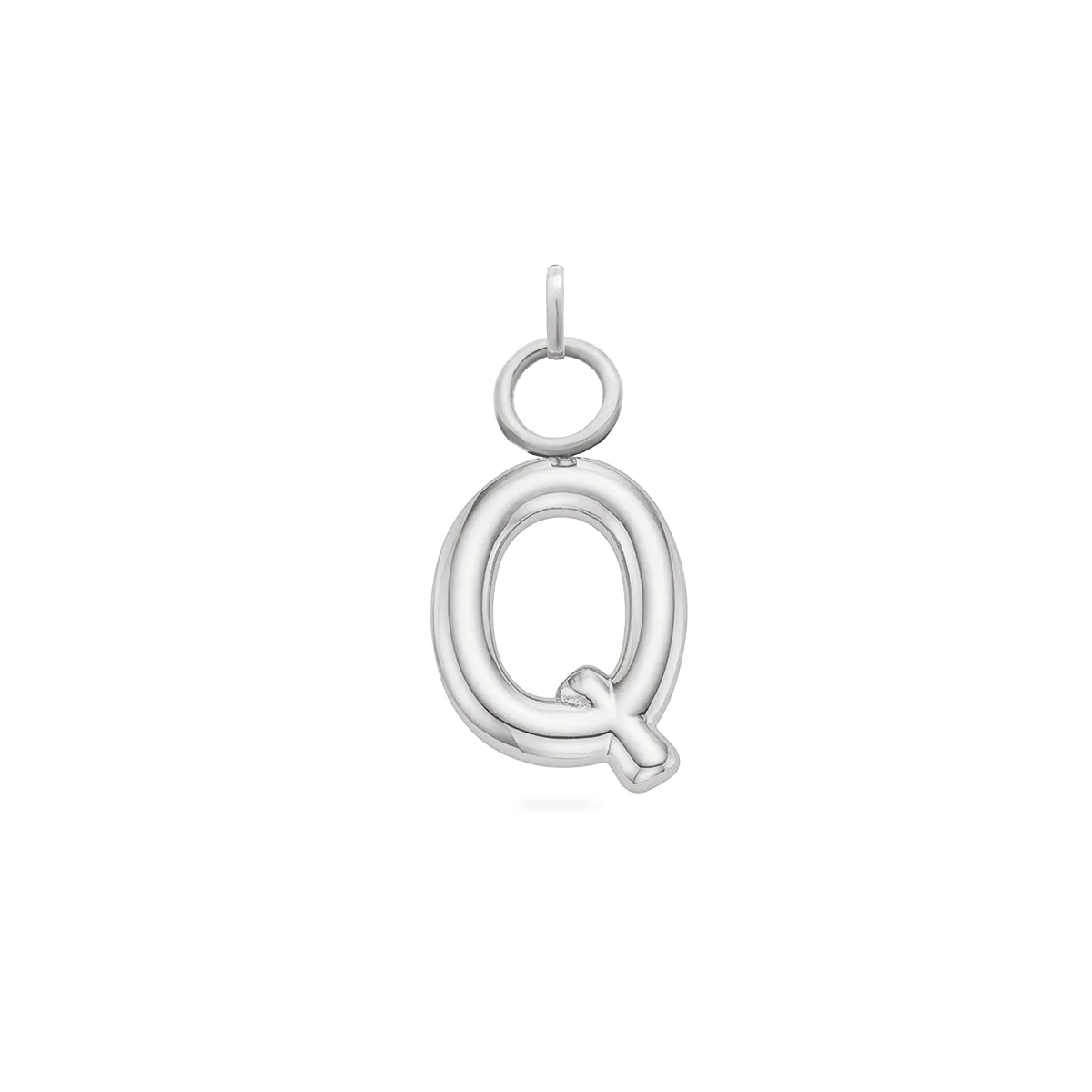 Mini Molten Initial Charm (Silver) - Image 4
