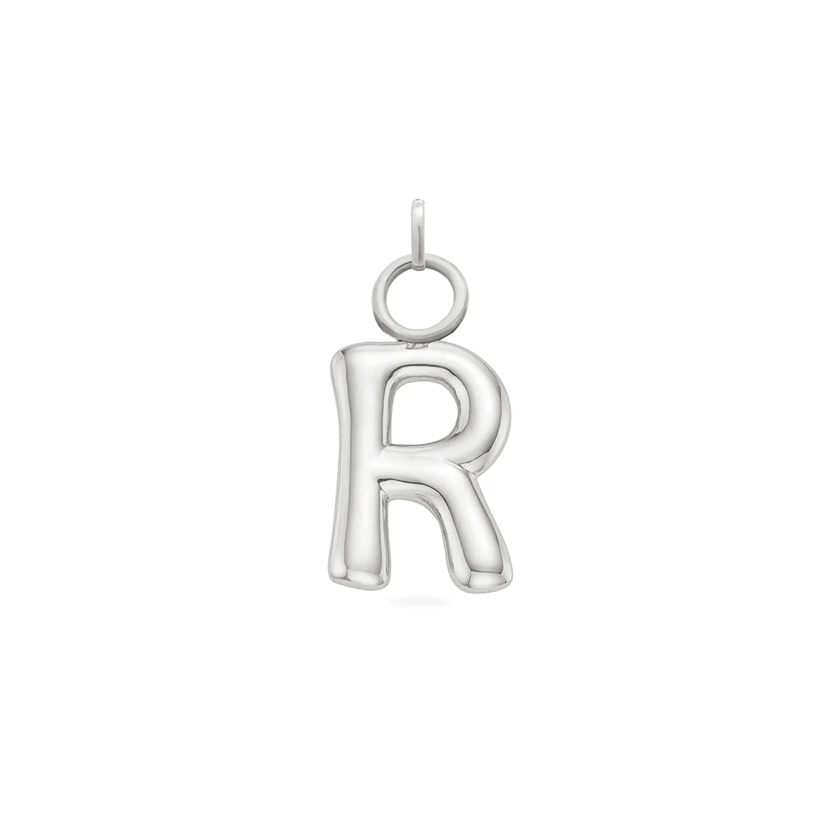 Mini Molten Initial Charm (Silver) - Image 14