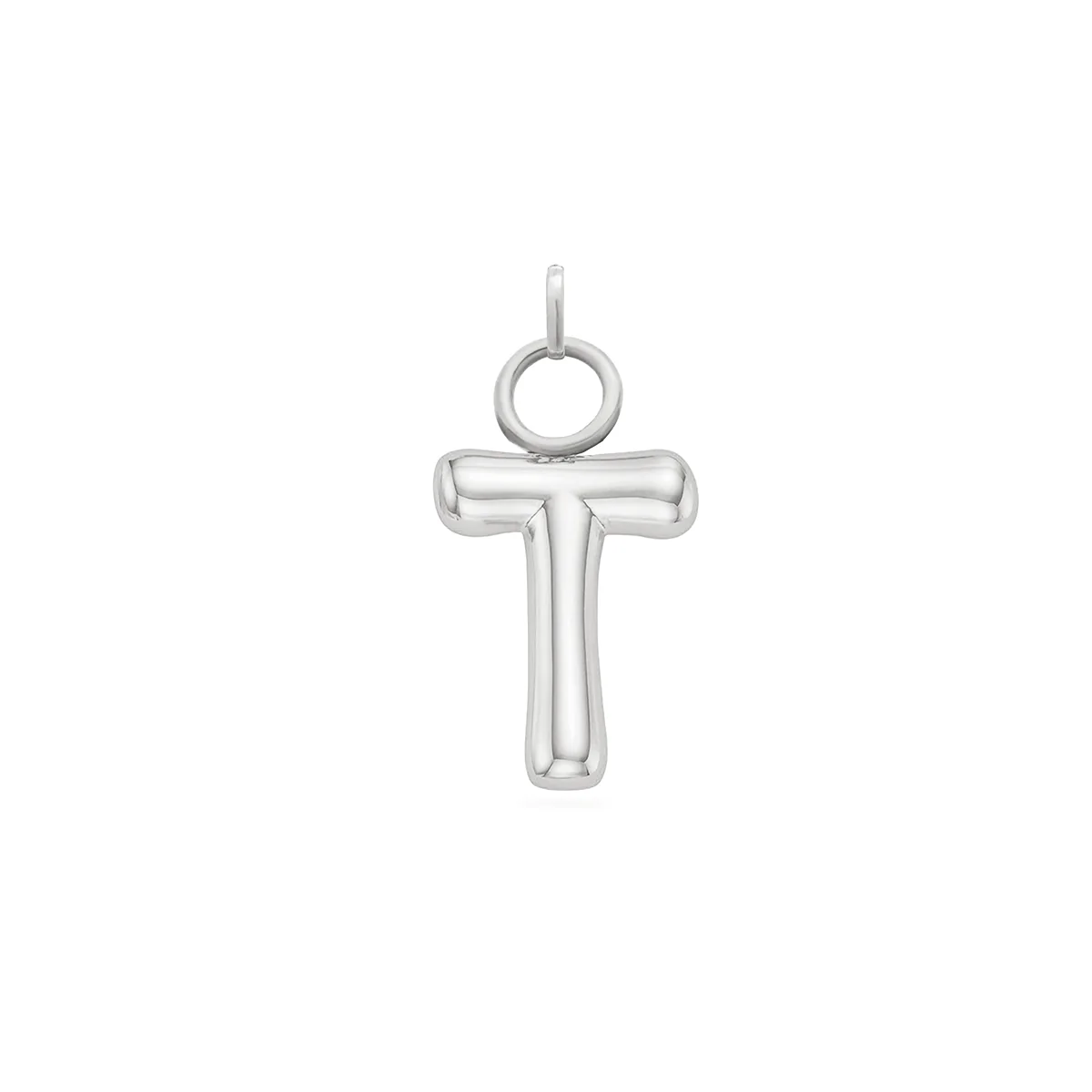 Mini Molten Initial Charm (Silver) - Image 24