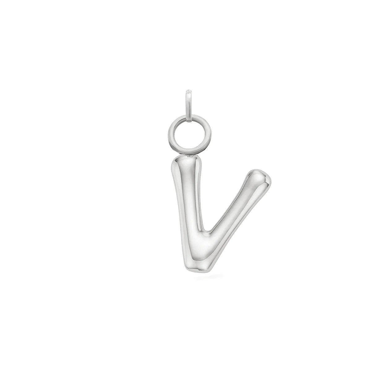 Mini Molten Initial Charm (Silver) - Image 20