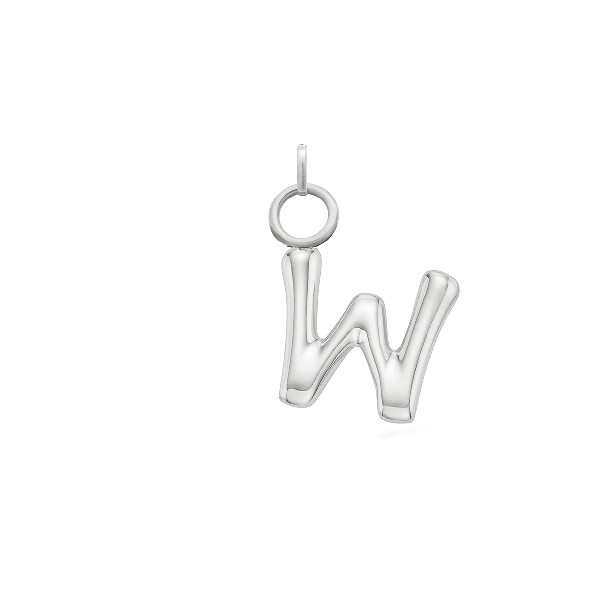 Mini Molten Initial Charm (Silver) - Image 9