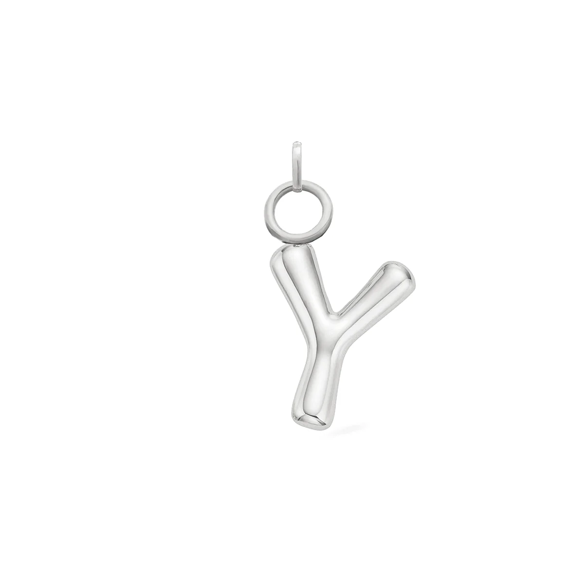 Mini Molten Initial Charm (Silver) - Image 19