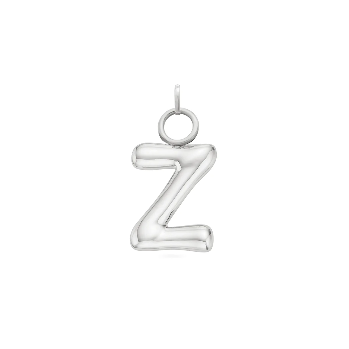 Mini Molten Initial Charm (Silver) - Image 16