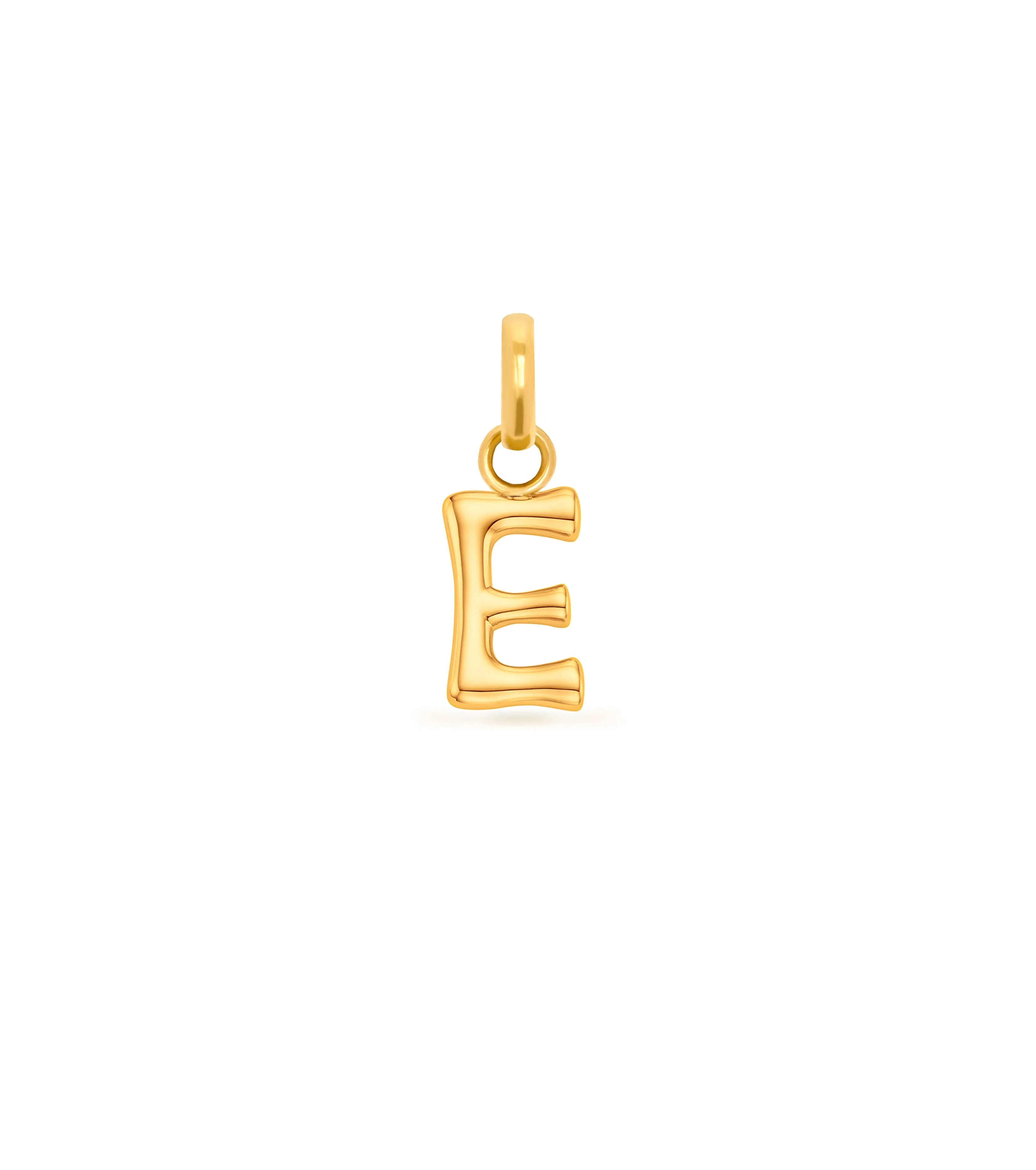 Mini Molten Initial Pendant (Gold) - Image 6