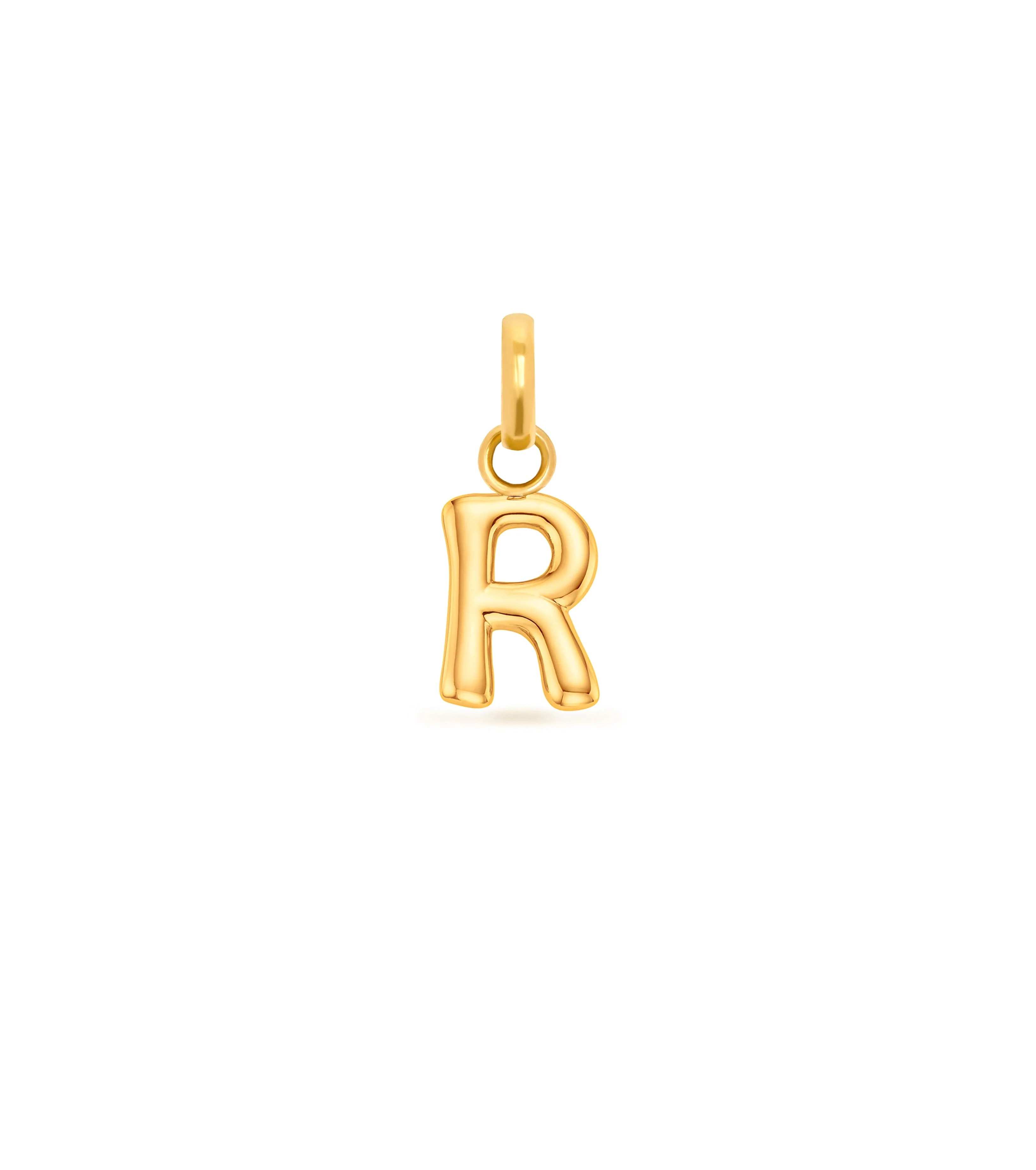 Mini Molten Initial Pendant (Gold) - Image 30