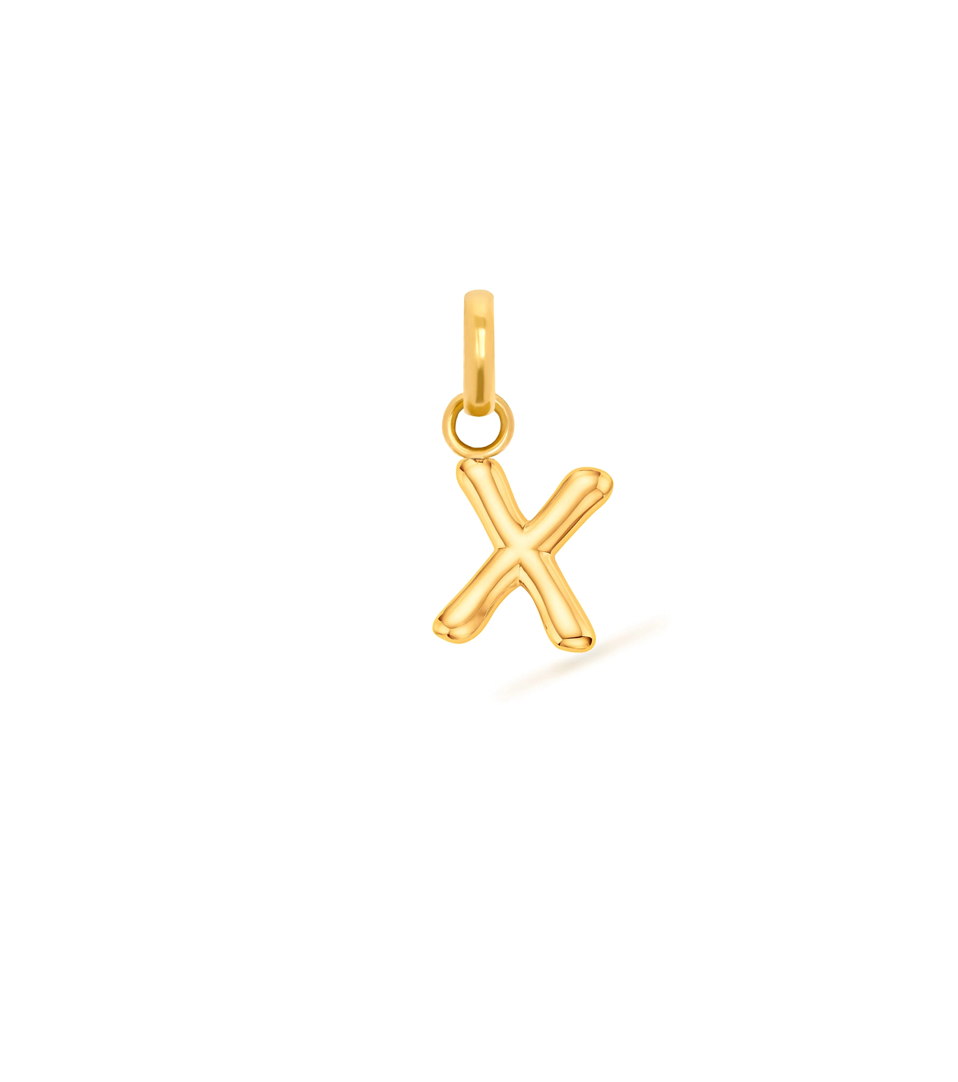 Mini Molten Initial Pendant (Gold) - Image 25
