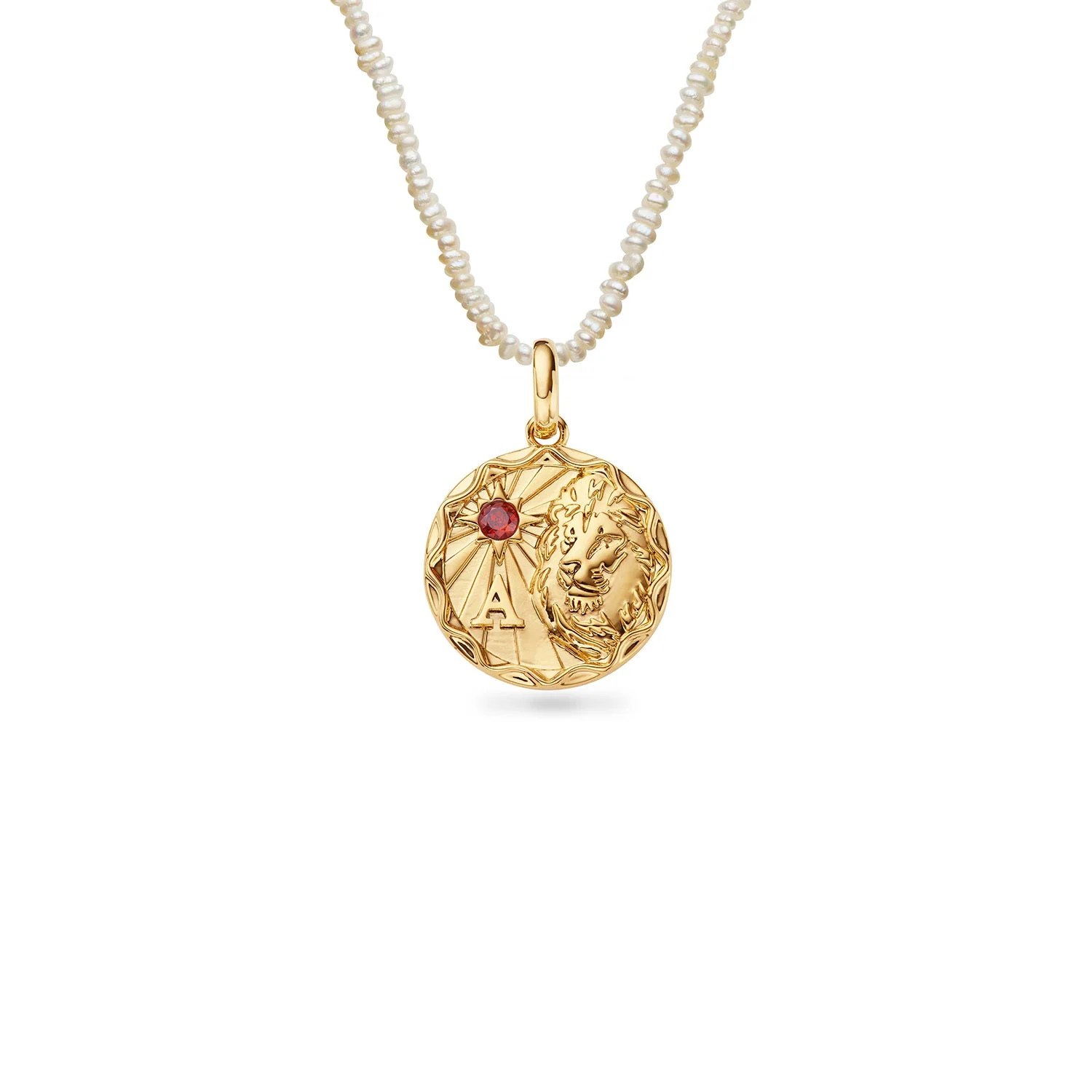Layering Mini Pearl Beaded Chain Necklace (Gold) - Image 2