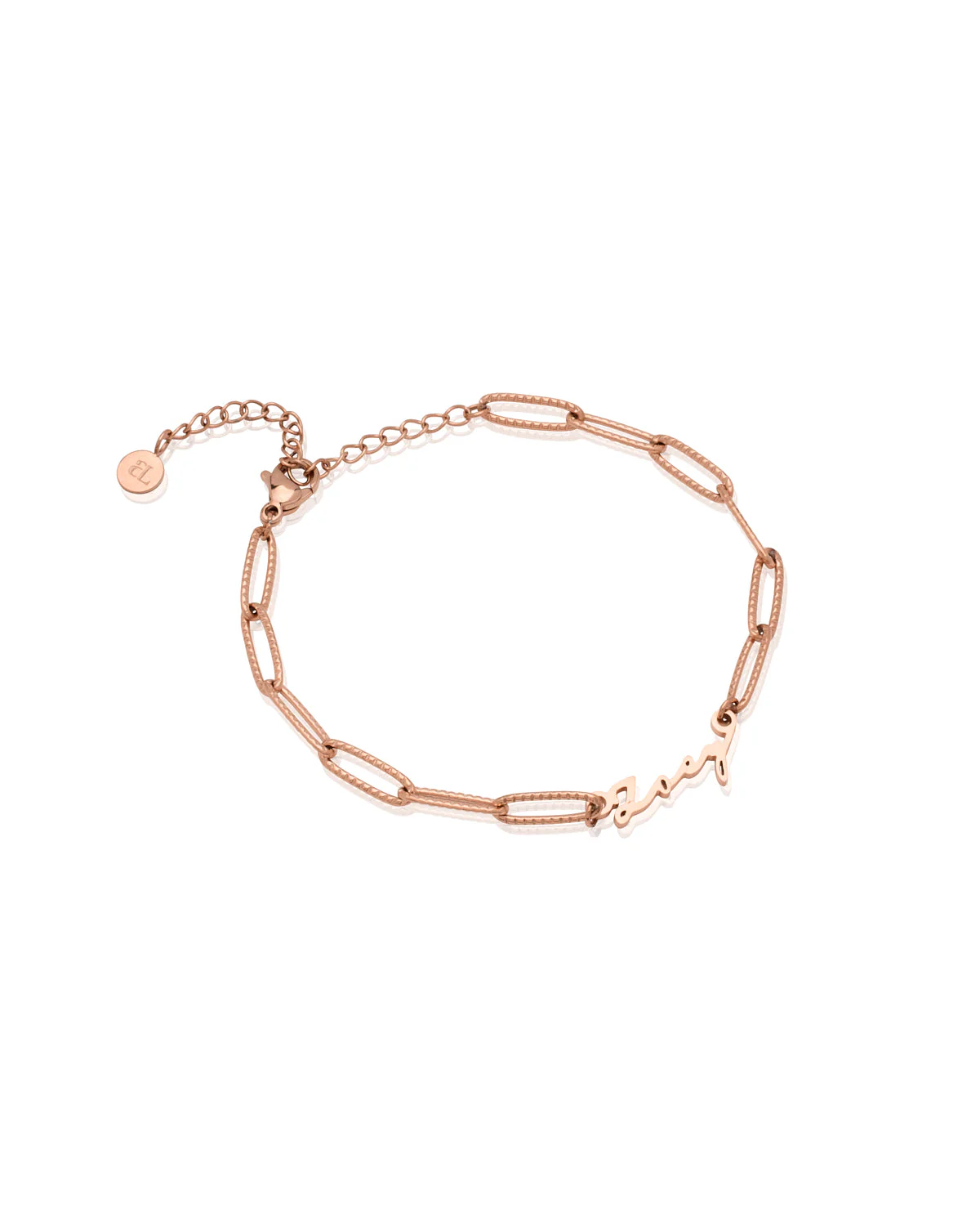 Mini Signature Name Bracelet (Rose Gold) - Image 10