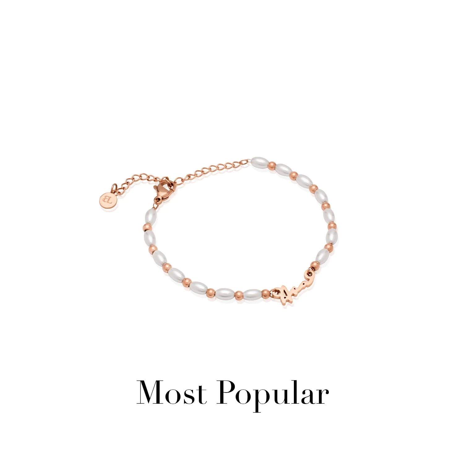 Mini Signature Name Bracelet (Rose Gold) - Image 19