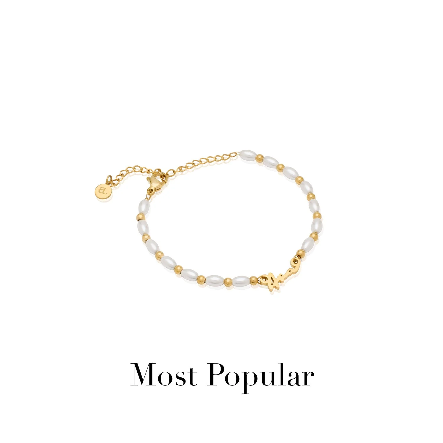 Mini Signature Name Bracelet (Gold) - Image 12