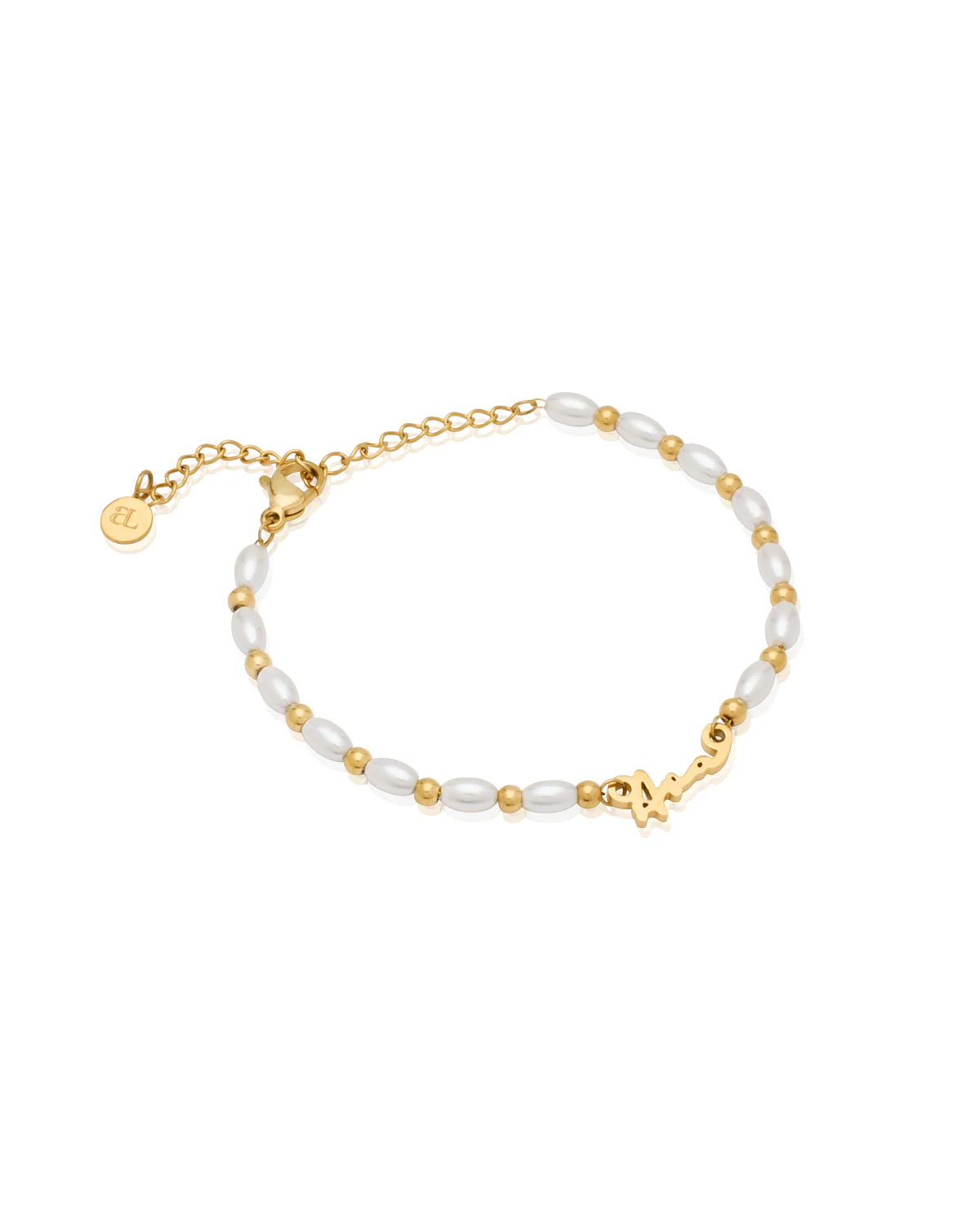 Mini Signature Name Bracelet (Gold) - Image 19