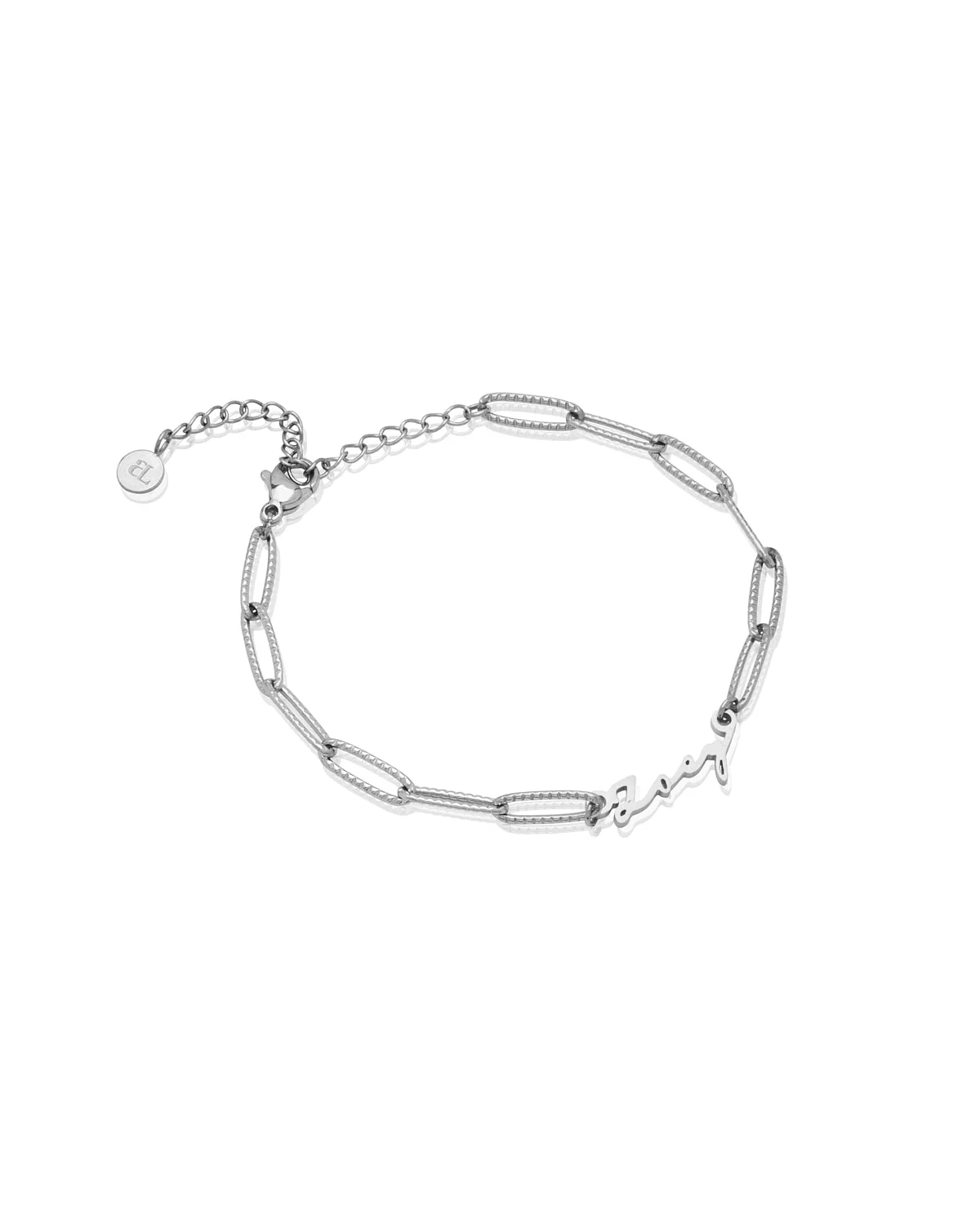 Mini Signature Name Bracelet (Silver) - Image 10
