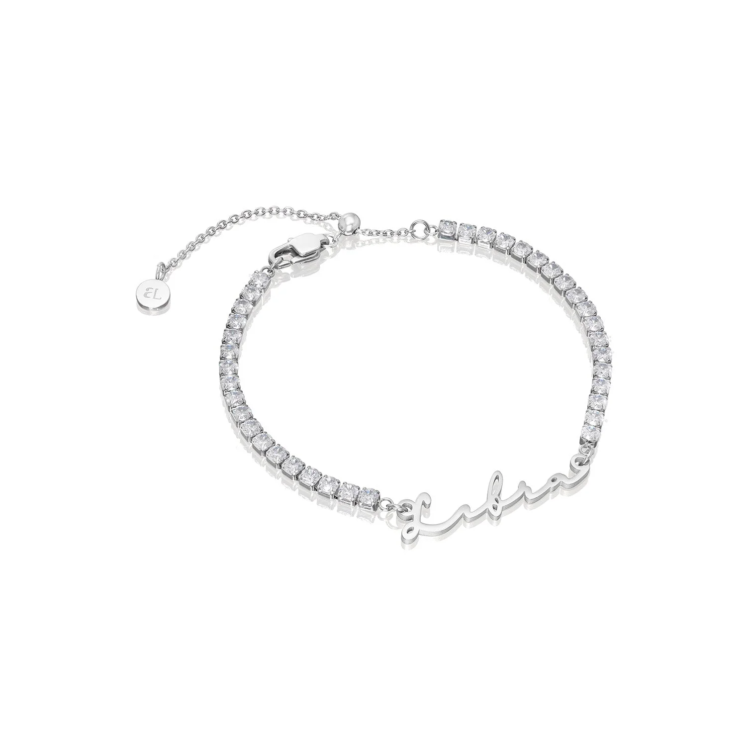 Mini Signature Name Bracelet (Silver) - Image 12