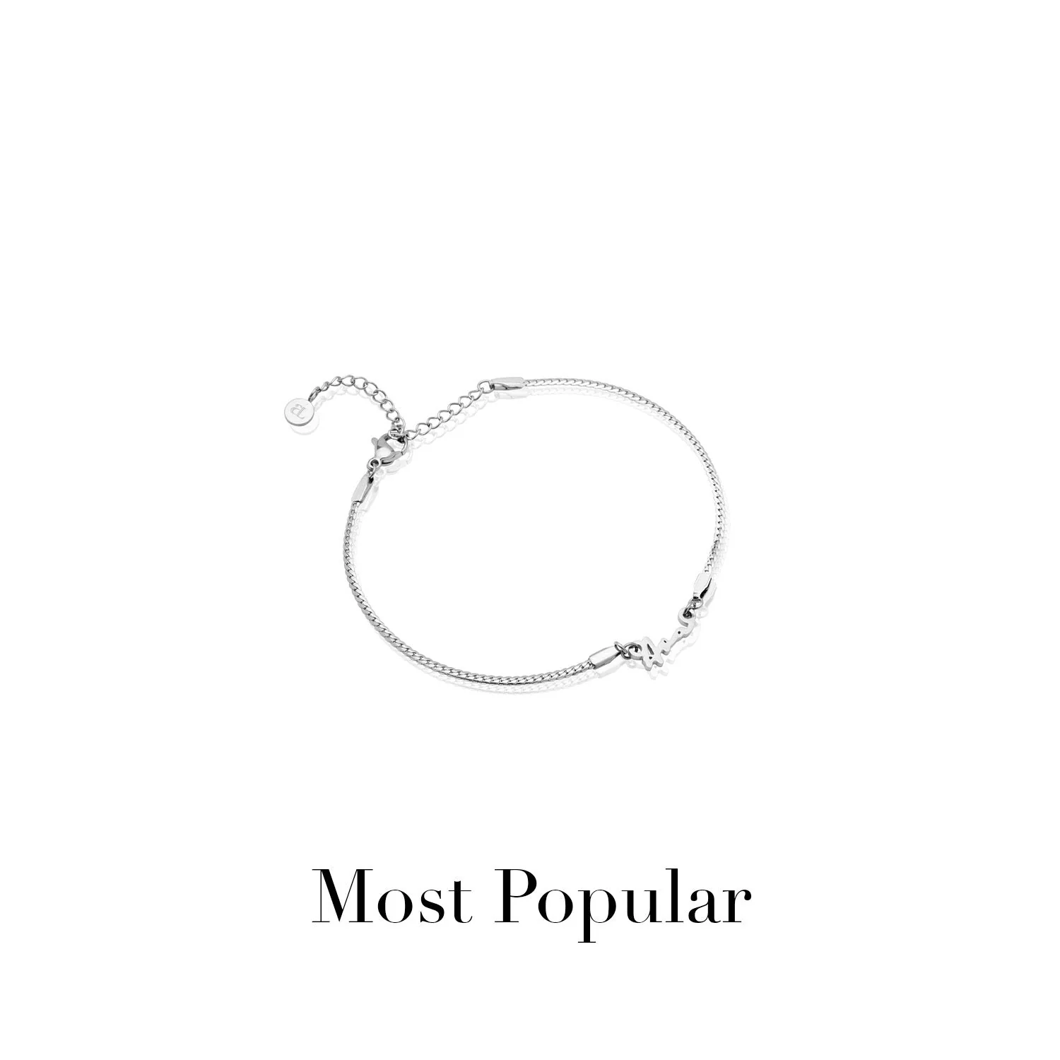 Mini Signature Name Bracelet (Silver) - Image 17