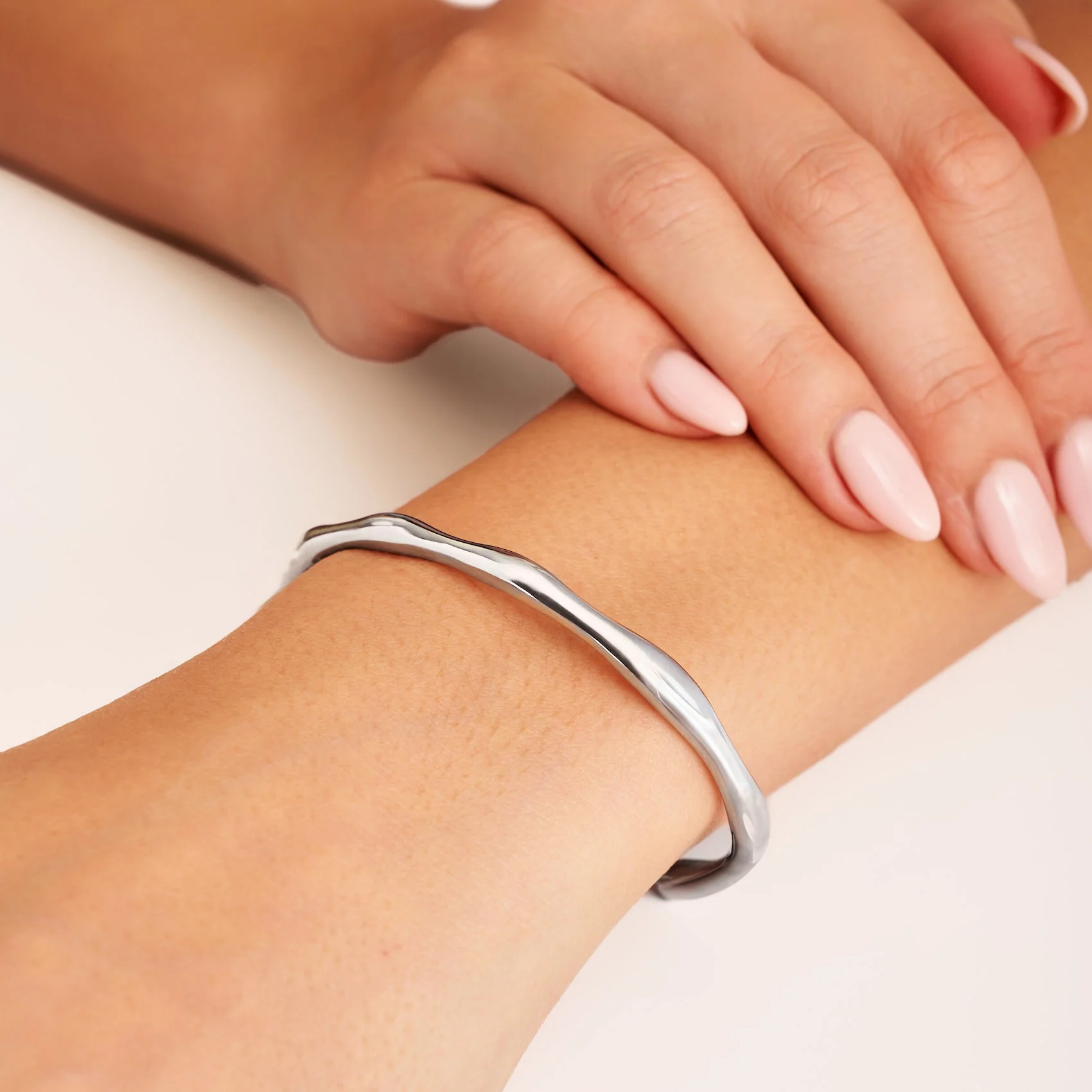 Molten Bangle (Silver) - Image 2