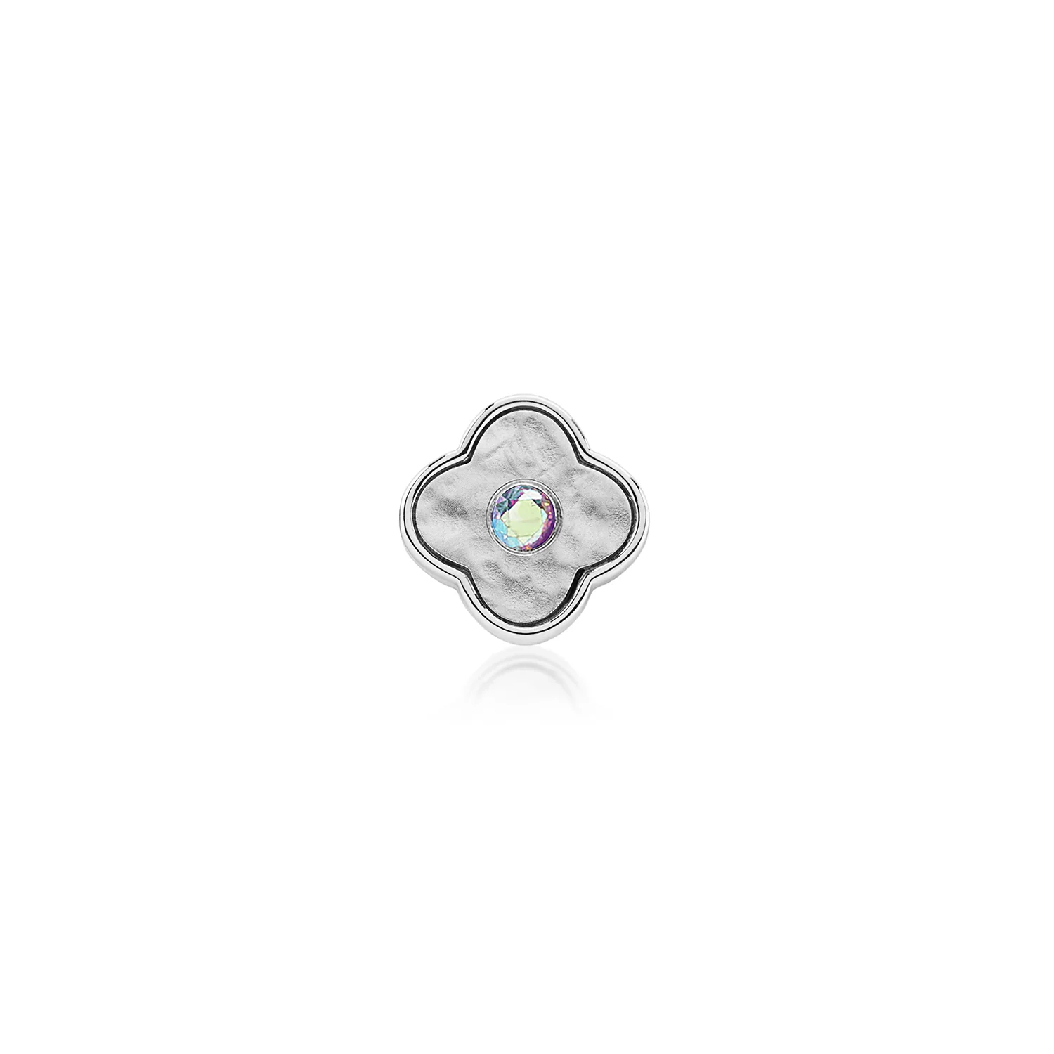 Molten Clover Charms (Silver) - Birthstones - Image 2