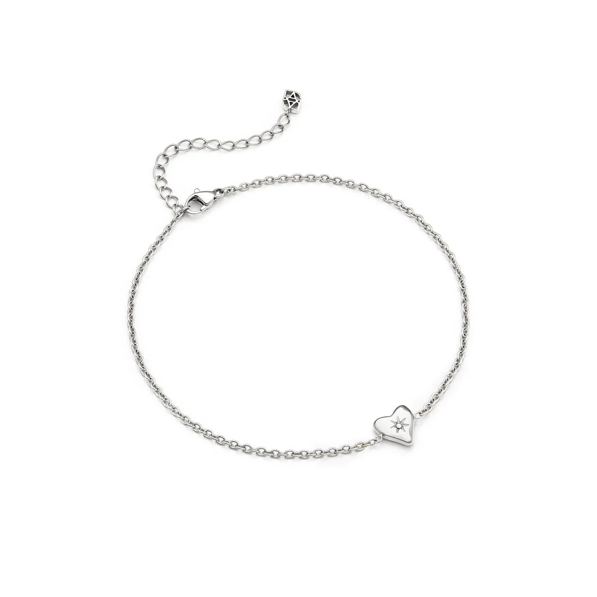 Molten Heart Made Mine Bracelet (Silver)