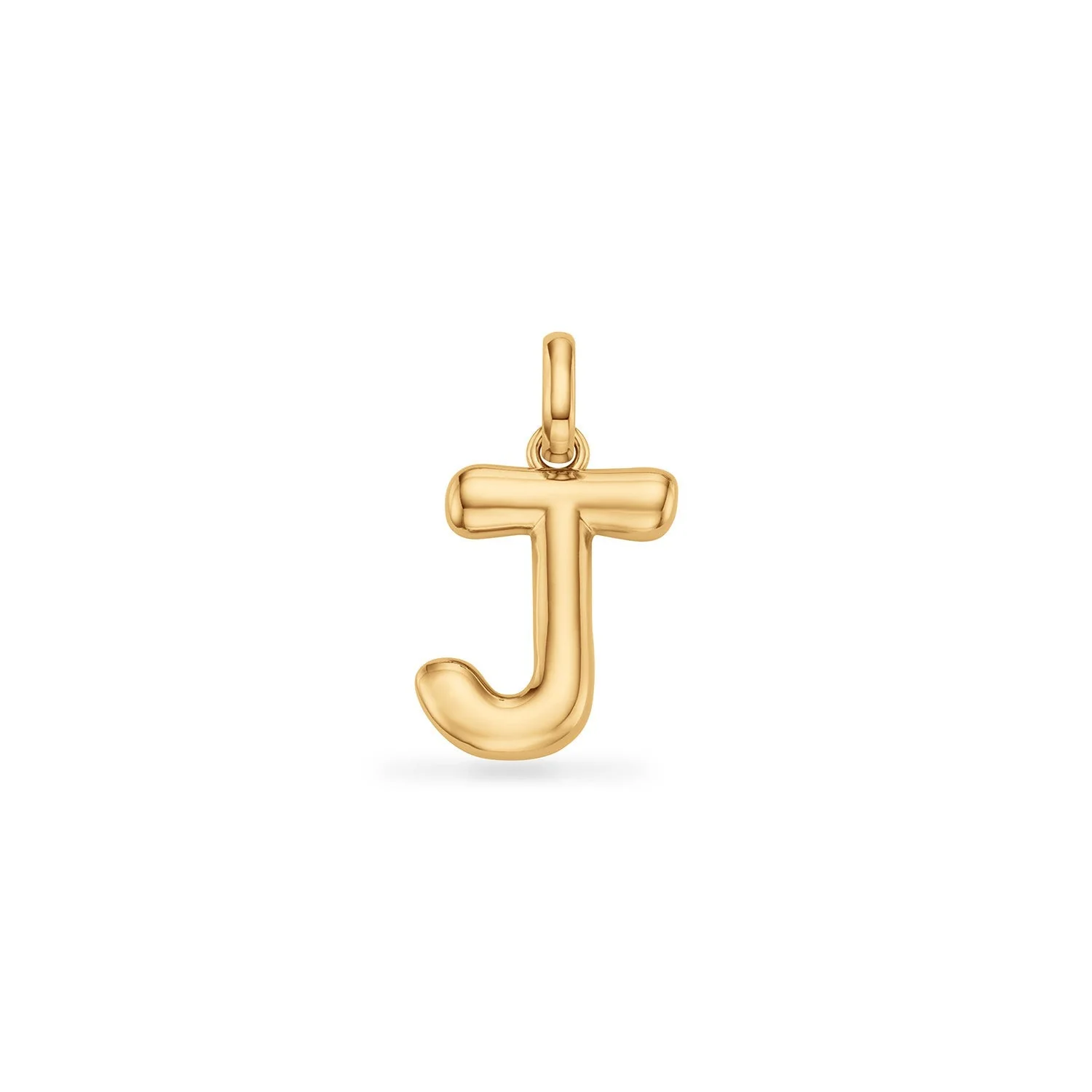 Molten Initial Pendant (Gold) - Image 10