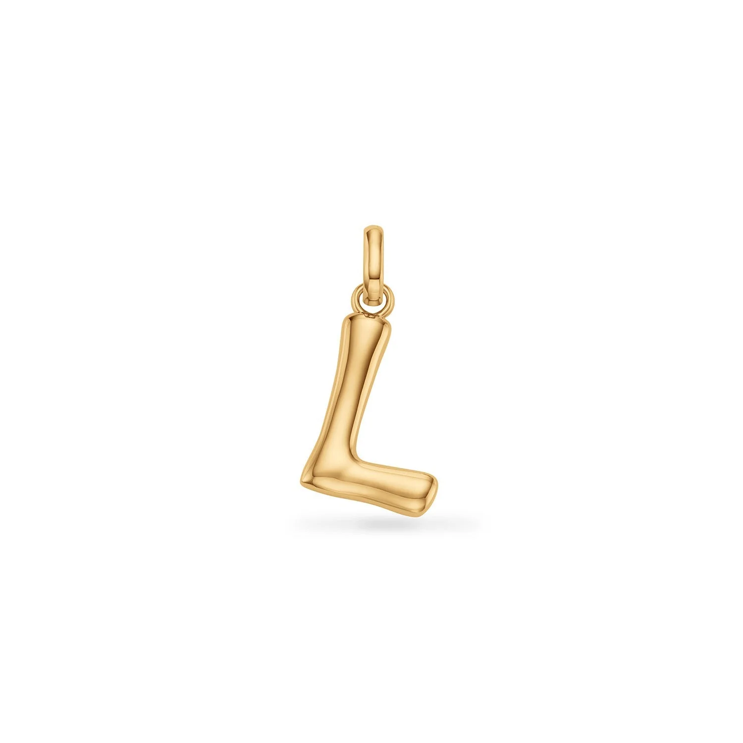 Molten Initial Pendant (Gold) - Image 12